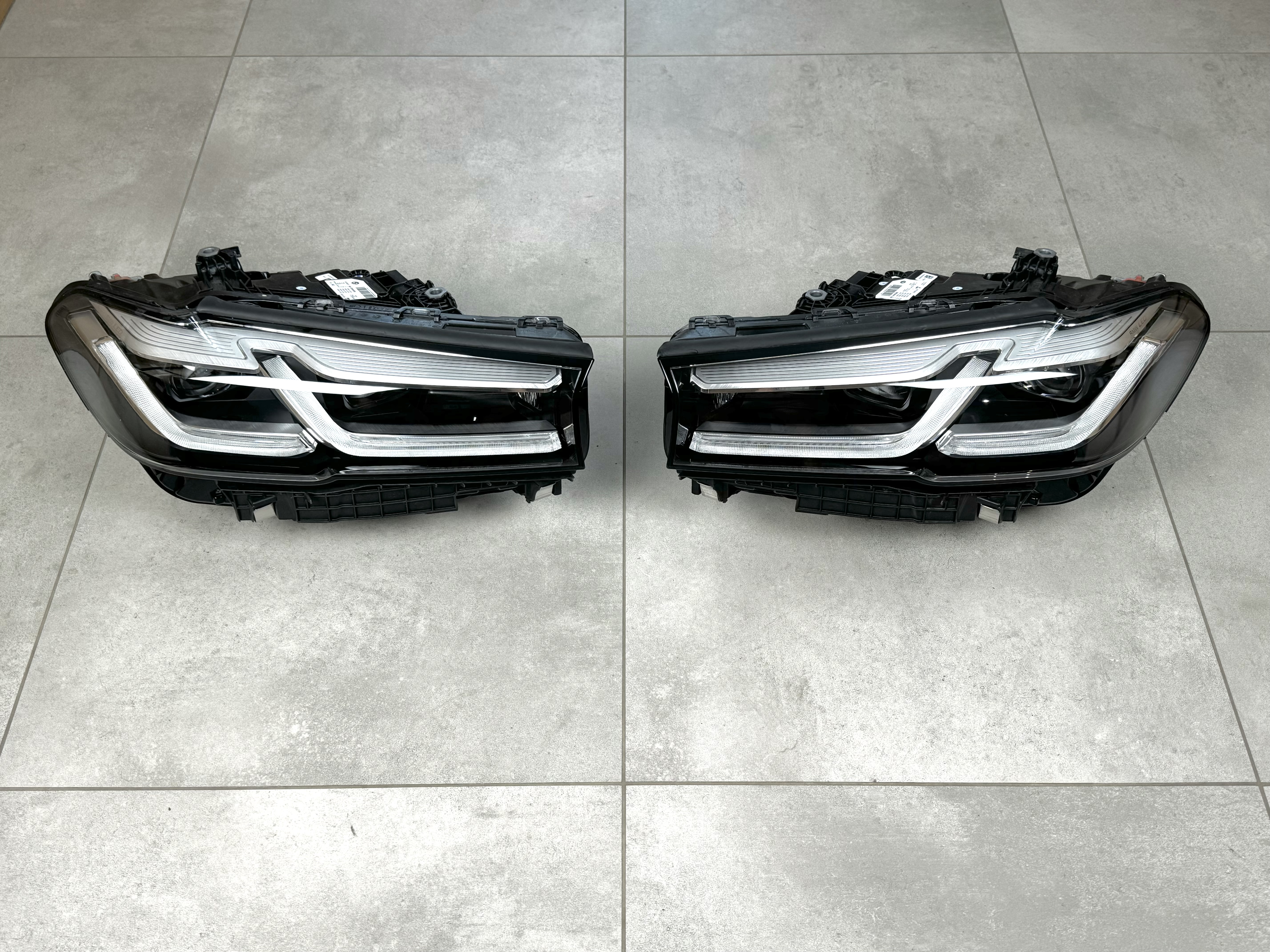 Фари Adaptive LED LCI рестайлінг для BMW G30 / G31 2020-2023 2шт. комплектні з блоками 2