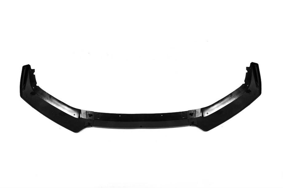Передня Lip накладка V-1 (ABS, чорний глянець) 3