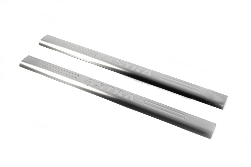 Накладки на пороги Omsa (нерж) Coupe (2 штуки) 3