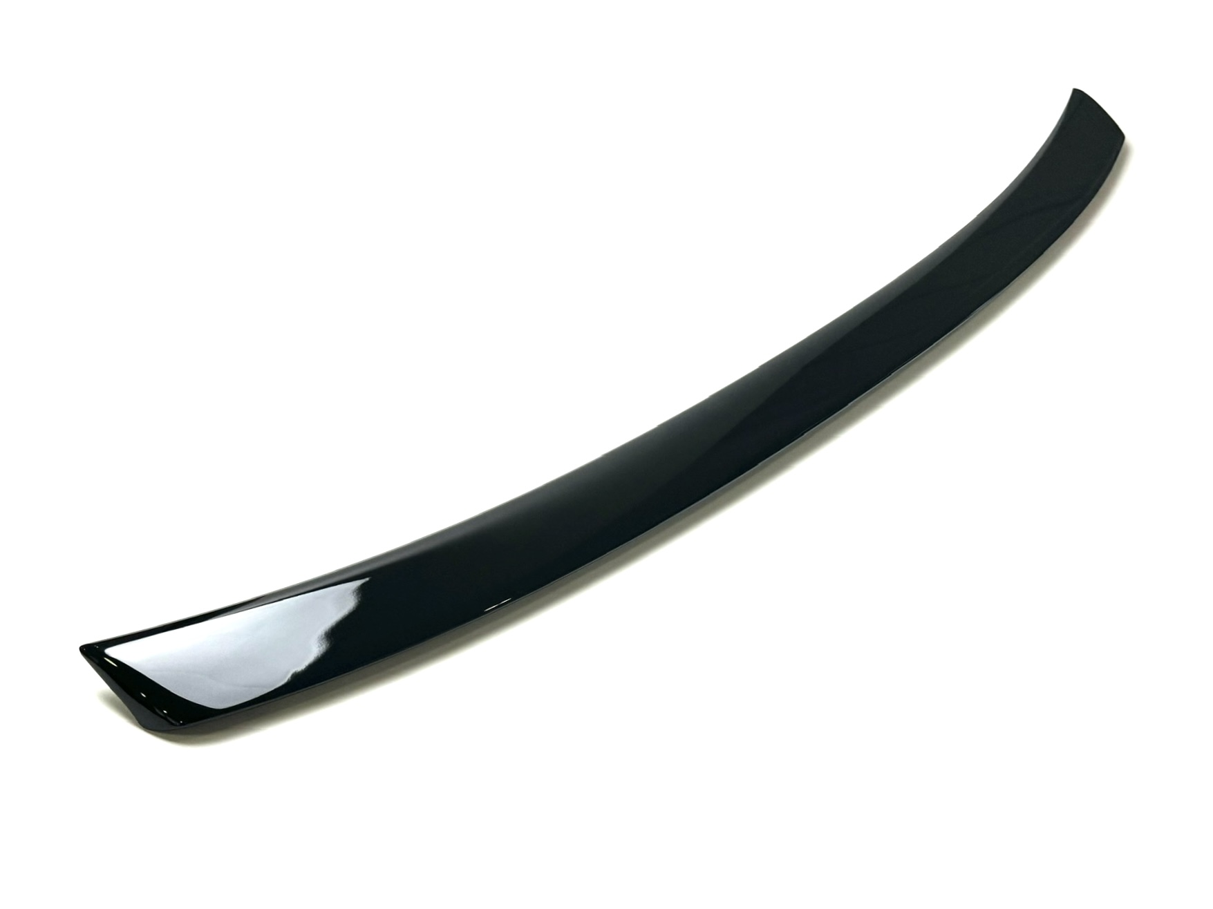 Спойлер ліп Toyota Corolla 2007-2012 ABS пластик, колір чорний глянець