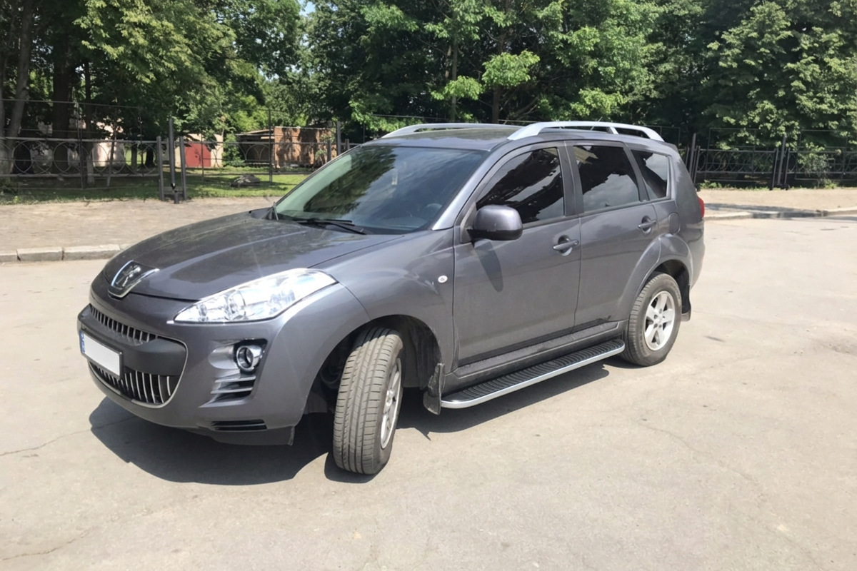 Бокові пороги Tayga (2 шт., алюміній)