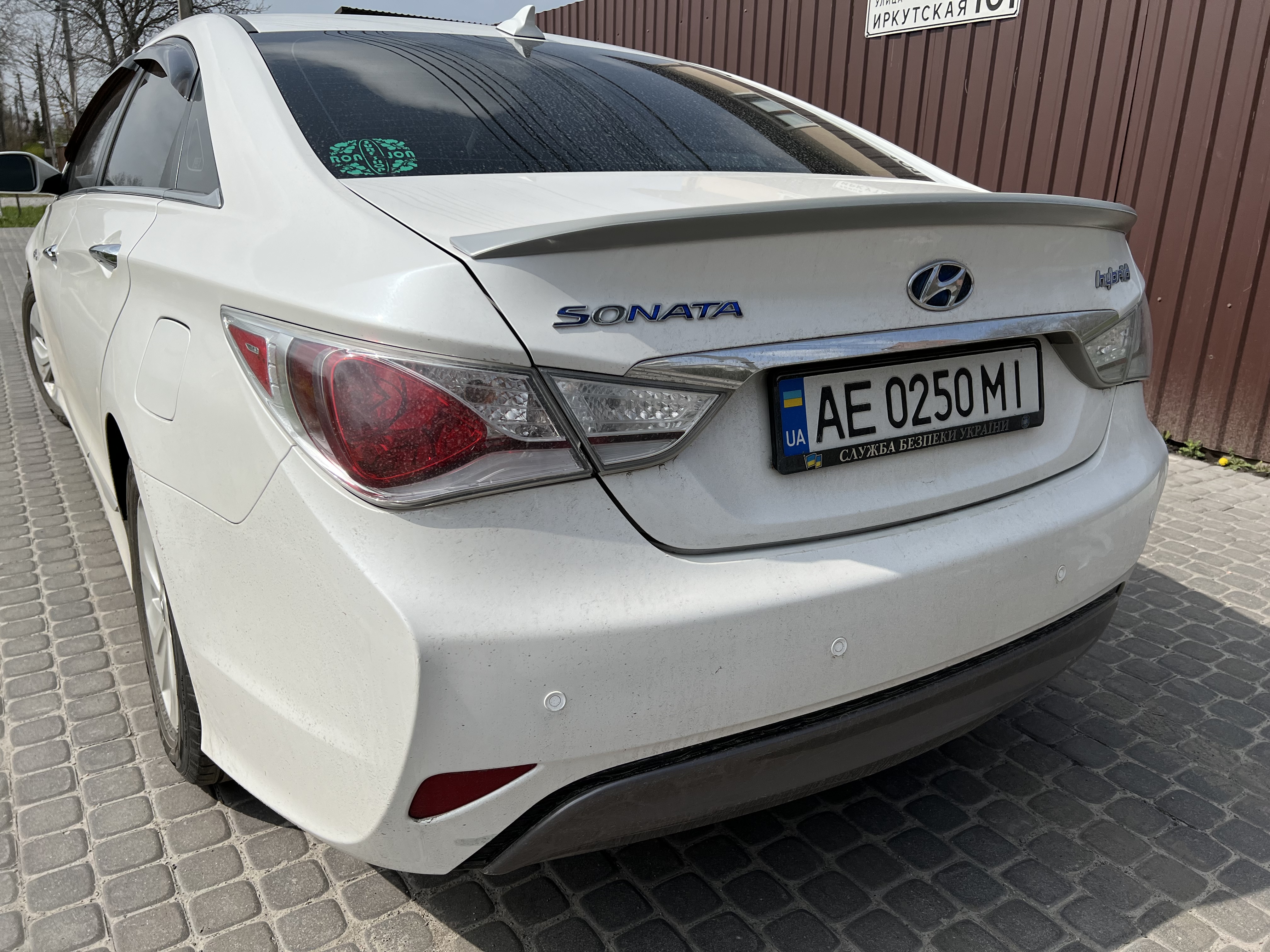 Спойлер ліп Hyundai Sonata YF 2010-2015 ABS пластик під фарбування 6