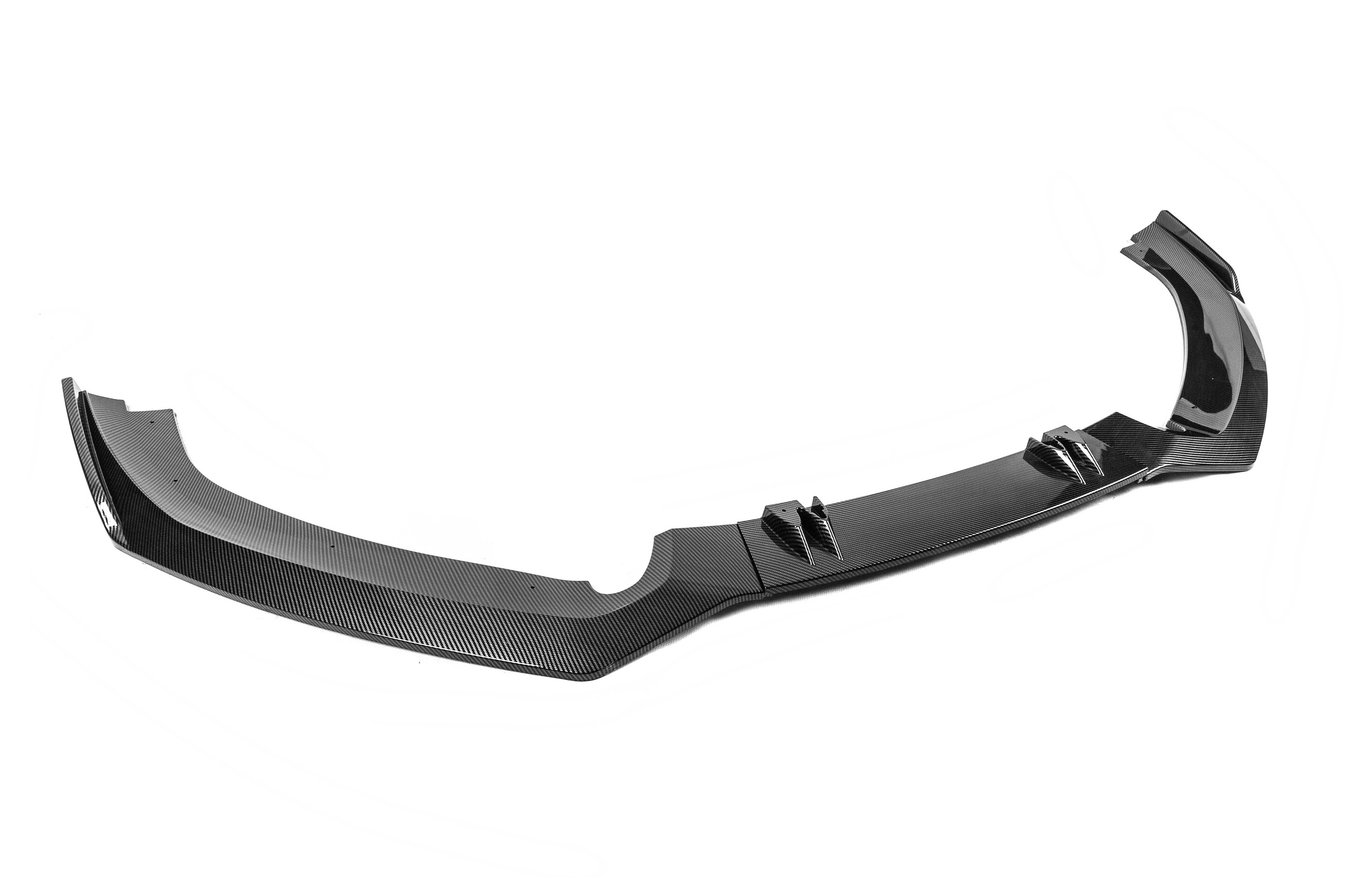Передня Lip накладка RS-Style (під карбон, 2010-2014) 3