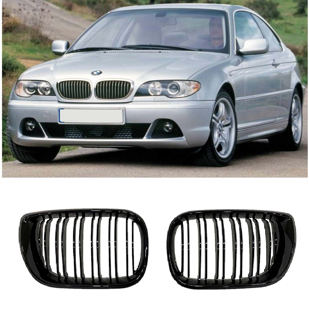 Ніздрі M-Look (для Coupe 2003-2006, чорний глянець) 3