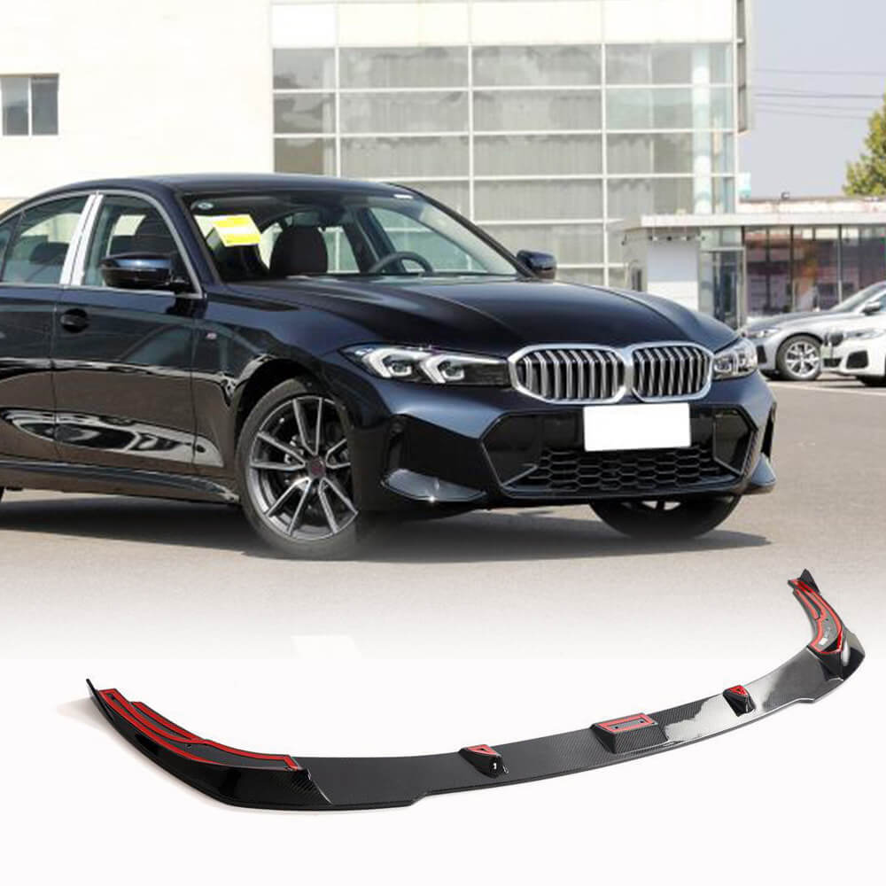 Накладка на передній бампер Lip V1 (для M-Sport 2022+, Карбон)