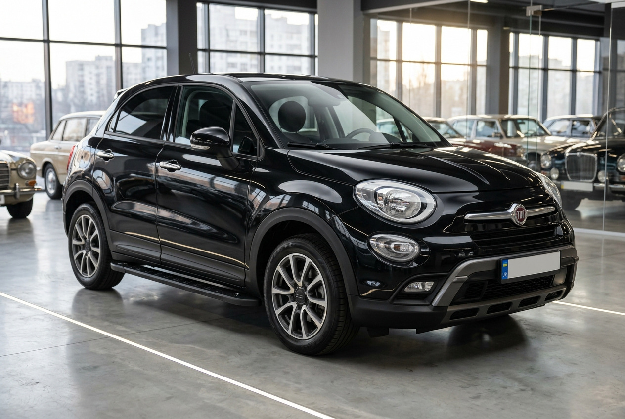 Бокові пороги RedLine Black (2 шт., алюміній)