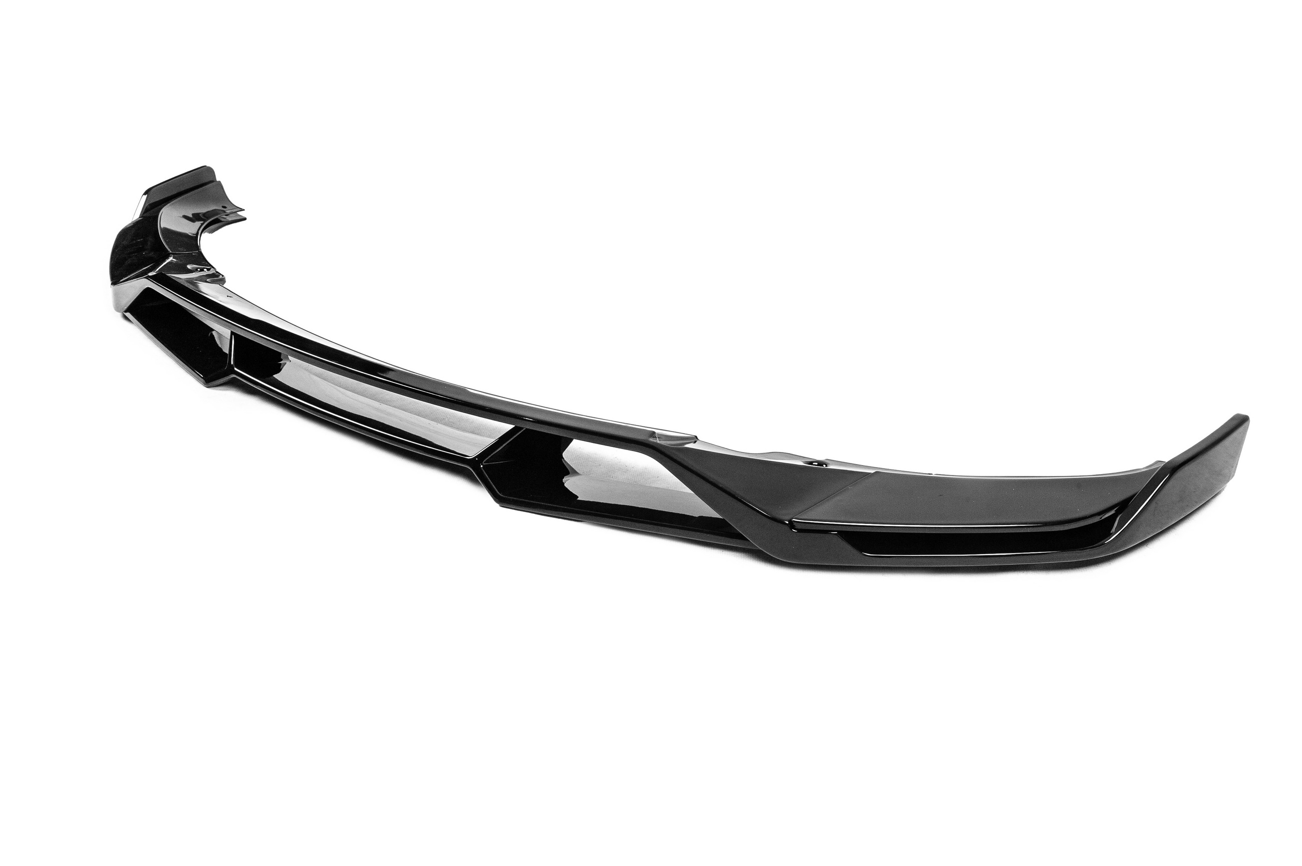 Передня Lip накладка Paradigm (для M-Sport 2022-2024, чорний глянець) 3