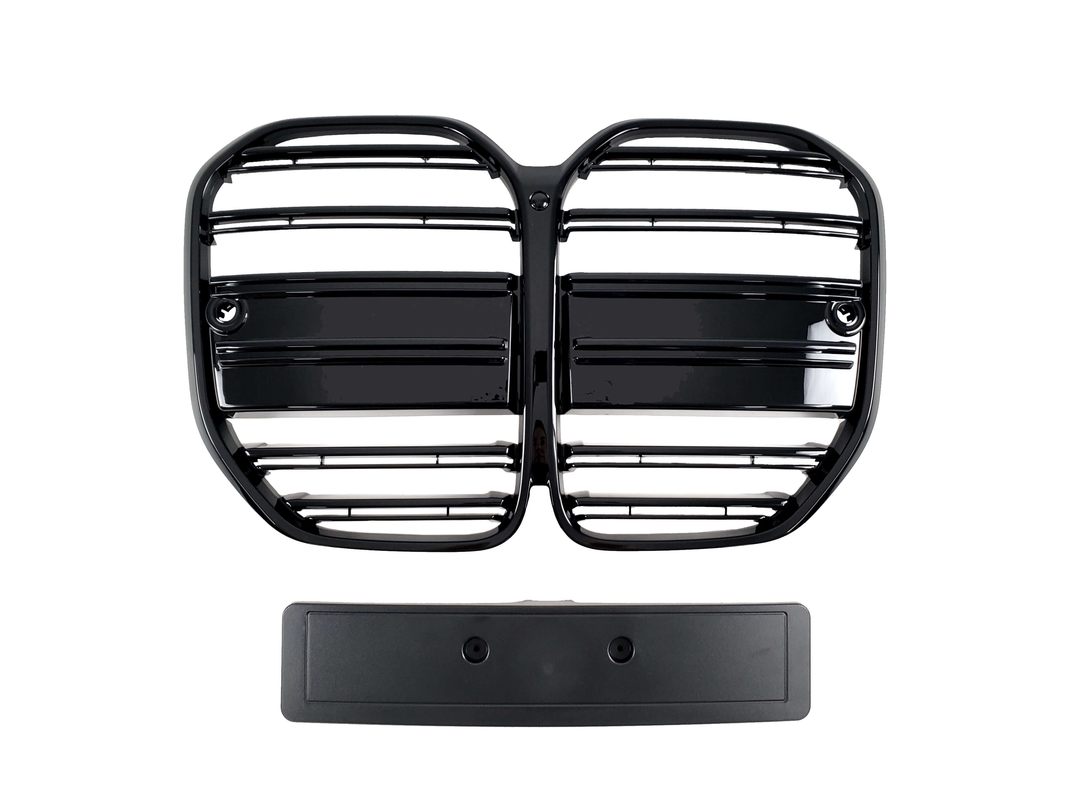 Ніздрі Чорний глянець (Подвійні M-Look) на BMW 4 Series G22 / G23 2020-2024 року