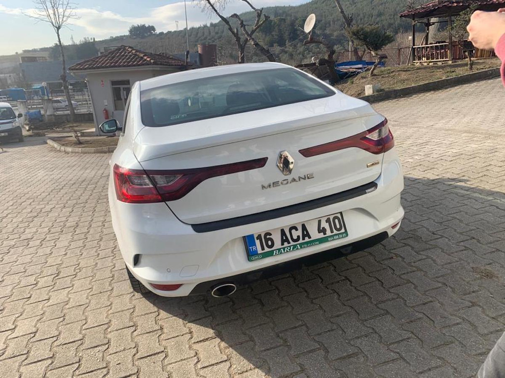 Накладка на задній бампер EuroCap (Sedan, ABS) 2