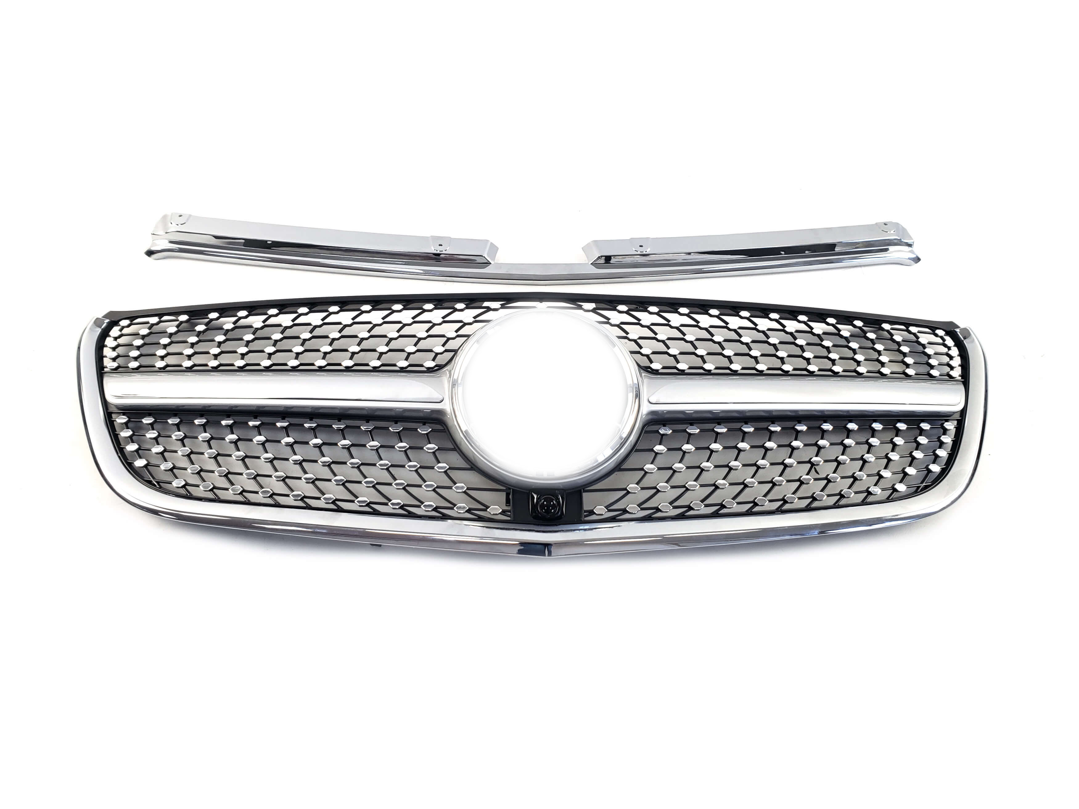Решітка радіатора Silver Diamond на Mercedes-Benz VITO-Class W447 2014-2019 року 2