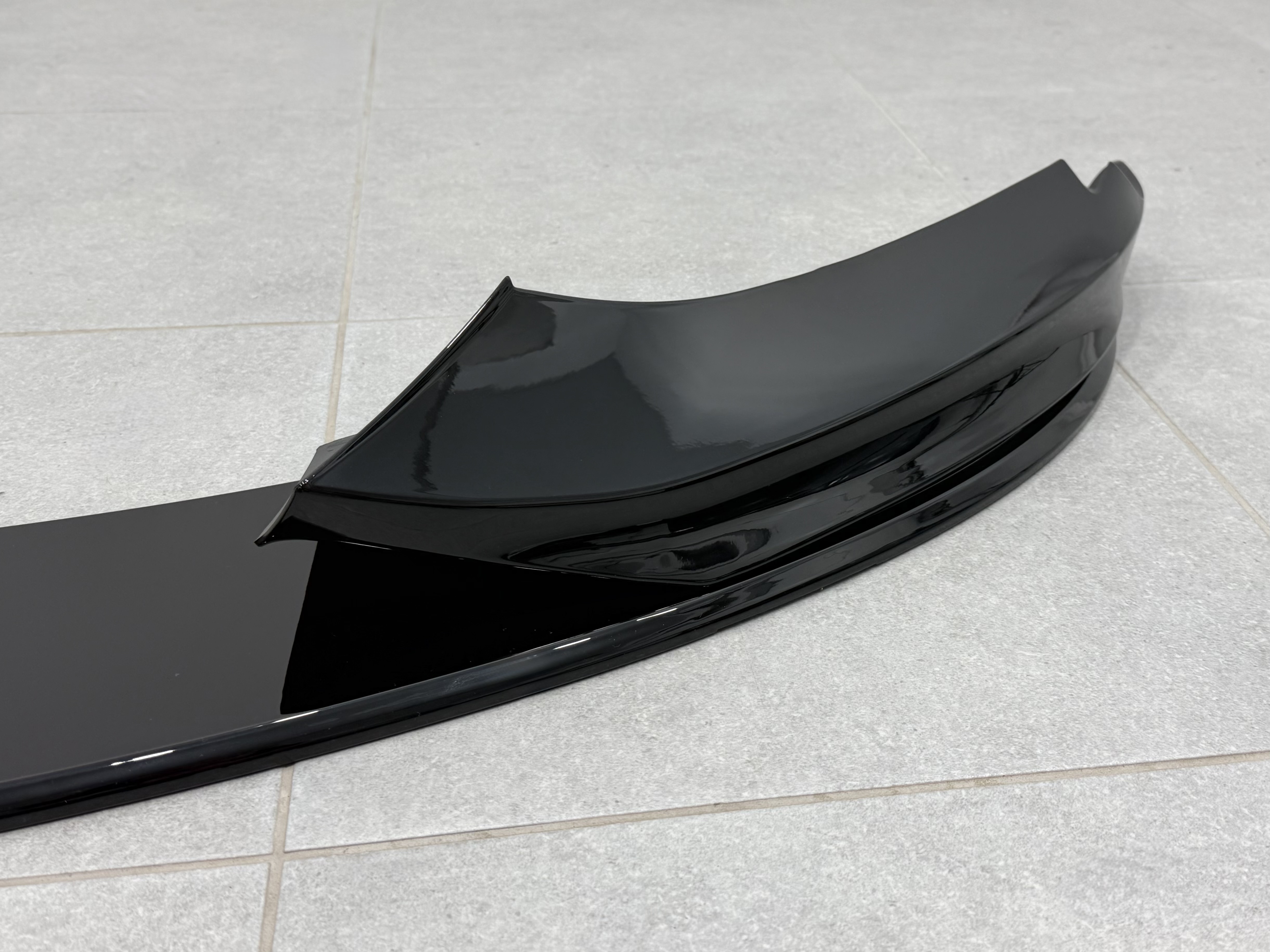Спідниця переднього бампера M Paket для BMW 4 series F32 F33 F36 2013-2020 ABS пластик, чорний глянець 6