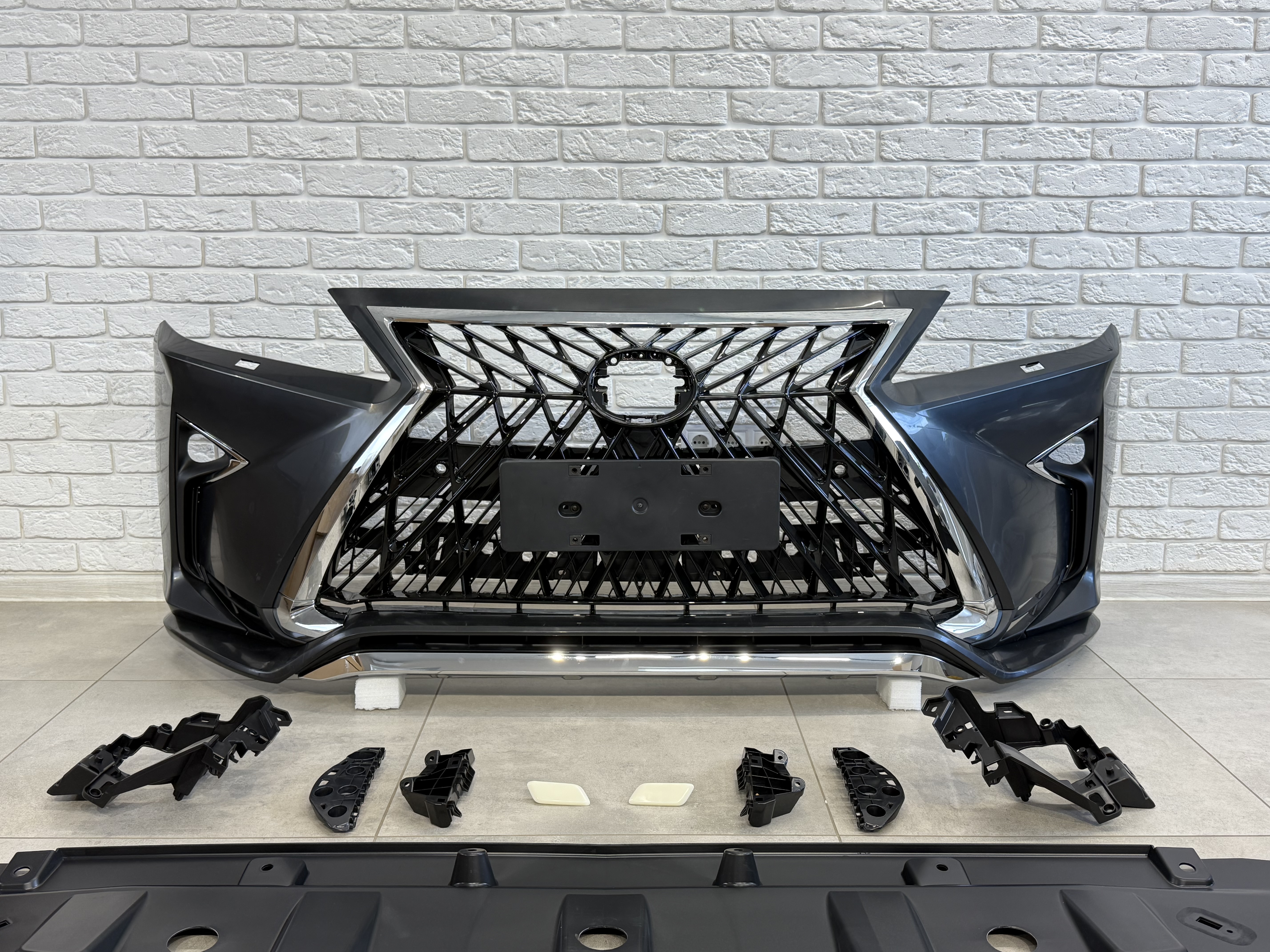 Обвіс бампер передній Lexus RX 2012-2015 TRD у стилі 2016+ 2