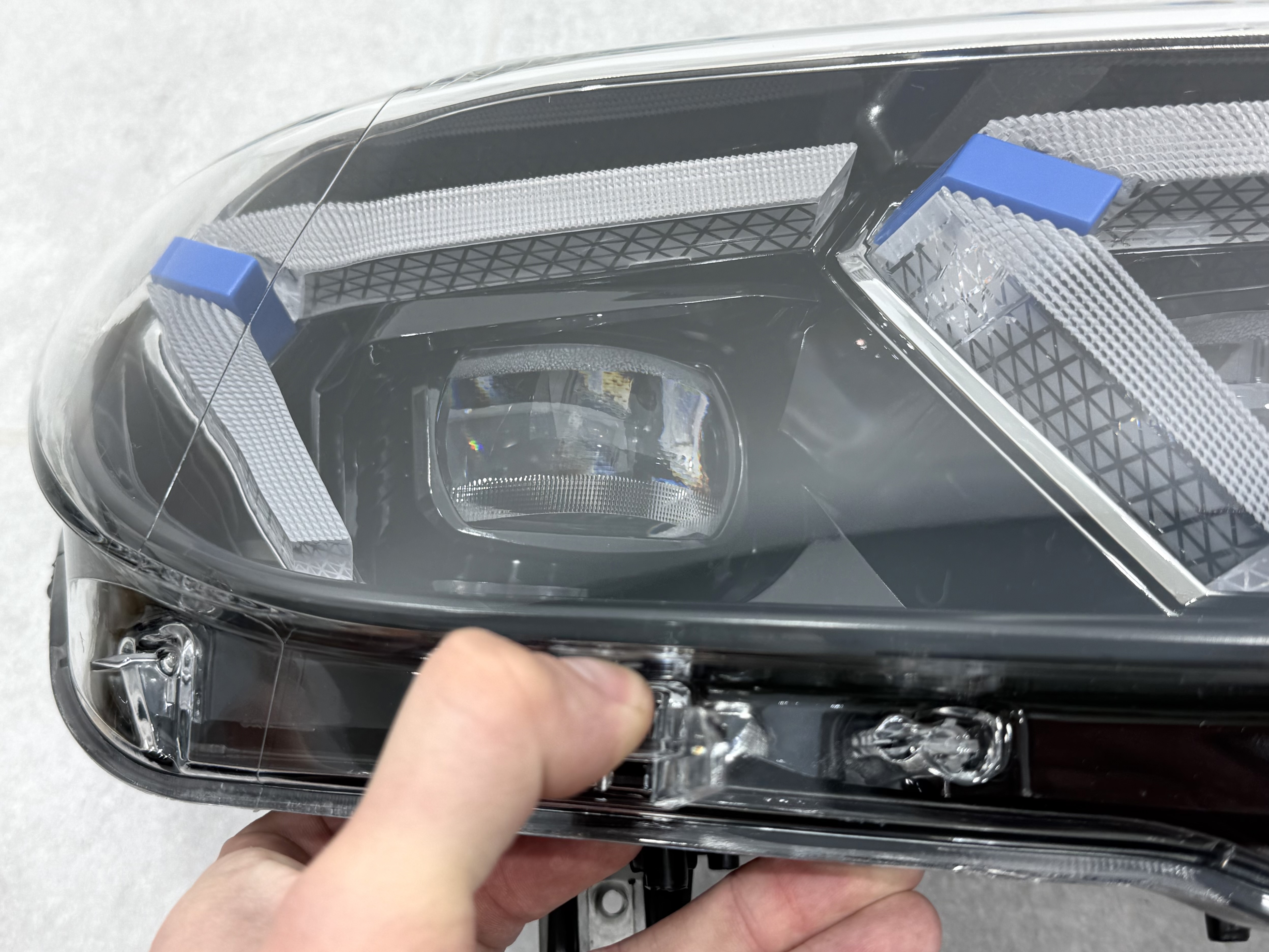 Фари FULL LED 2 лінзи для BMW 3 series F30 F31 2012-2018 2шт, ГАЛОГЕН В ЛЕД 4