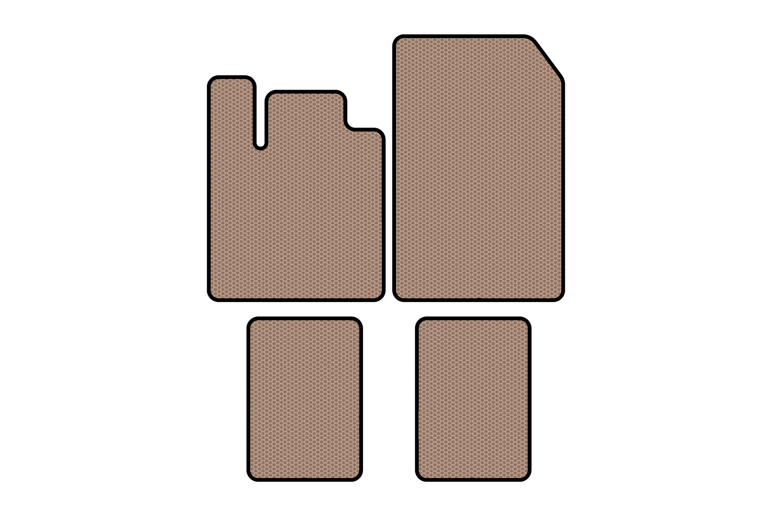 Гумові килимки Carsuit (Бежевий)