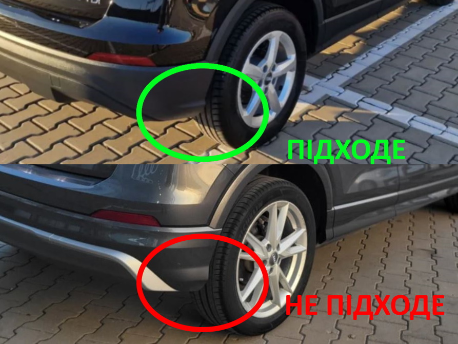 Бризковики Audi Q2 2016-2021 комплект 4 шт. 5