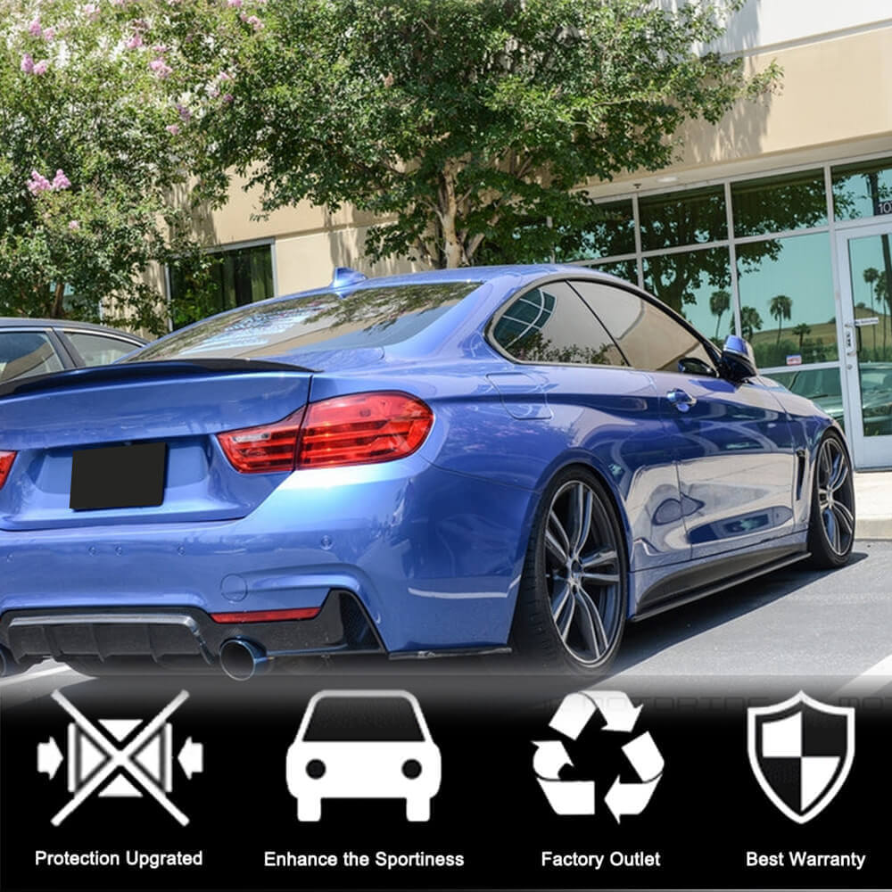 Накладки на пороги V2 (для F32/F33 M-Sport, Карбон) 3