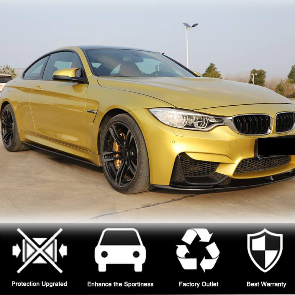 Накладки на пороги V5 (для F82/F83, Карбон) 2