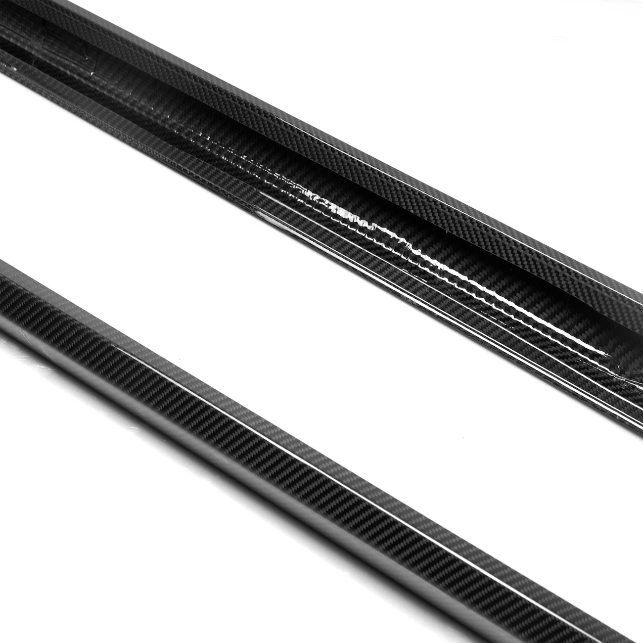 Леза на пороги (Карбон) V1 на BMW M5 G90 / G99 2024-2026 року 5