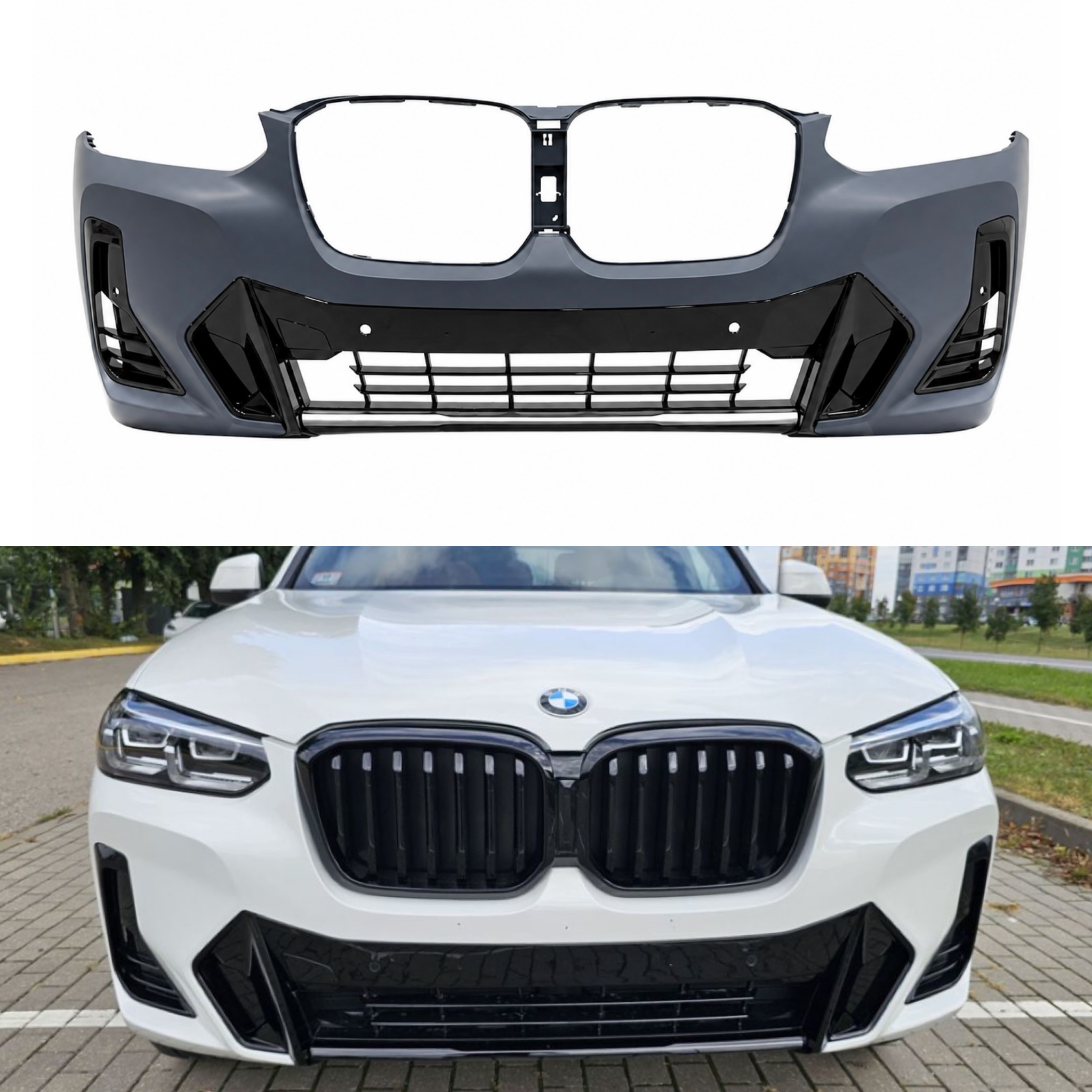 Передній бампер M paket у зборі для BMW X3 G01 X4 G02 2021-2024