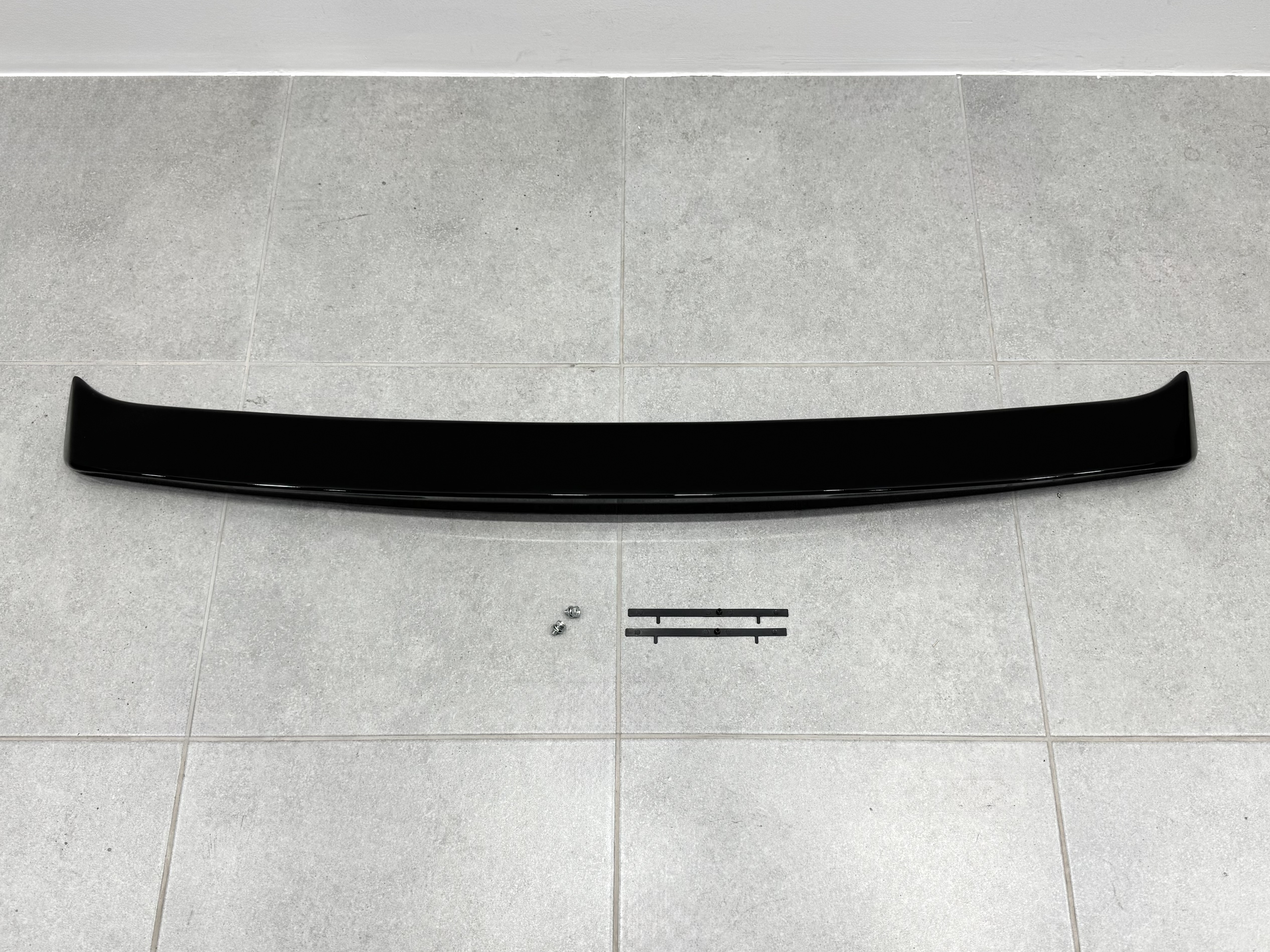Спойлер ліп на багажник Honda Civic 4D 2006-2011 ABS пластик, колір чорний глянець 2