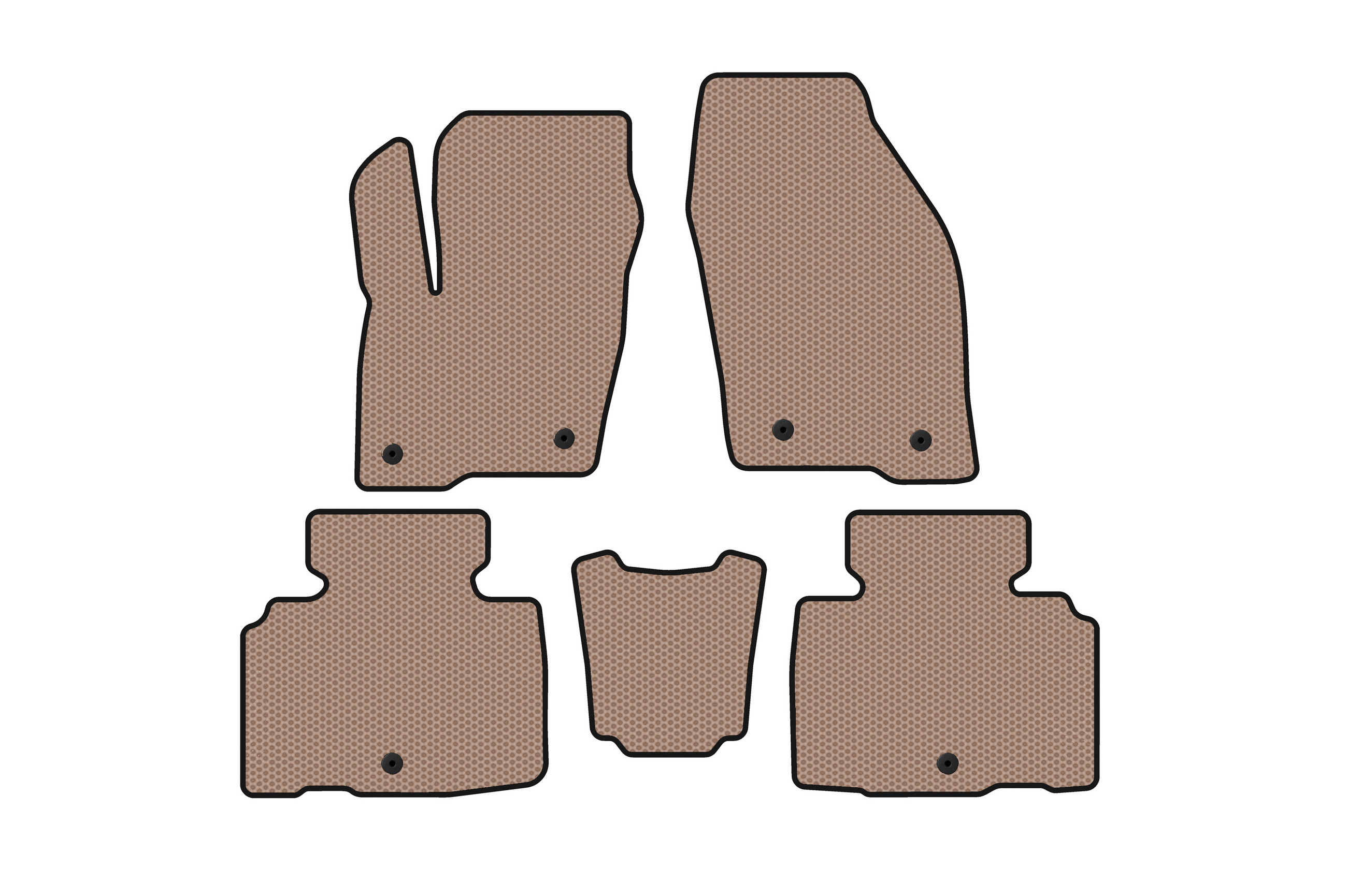 Гумові килимки Carsuit (Бежевий)