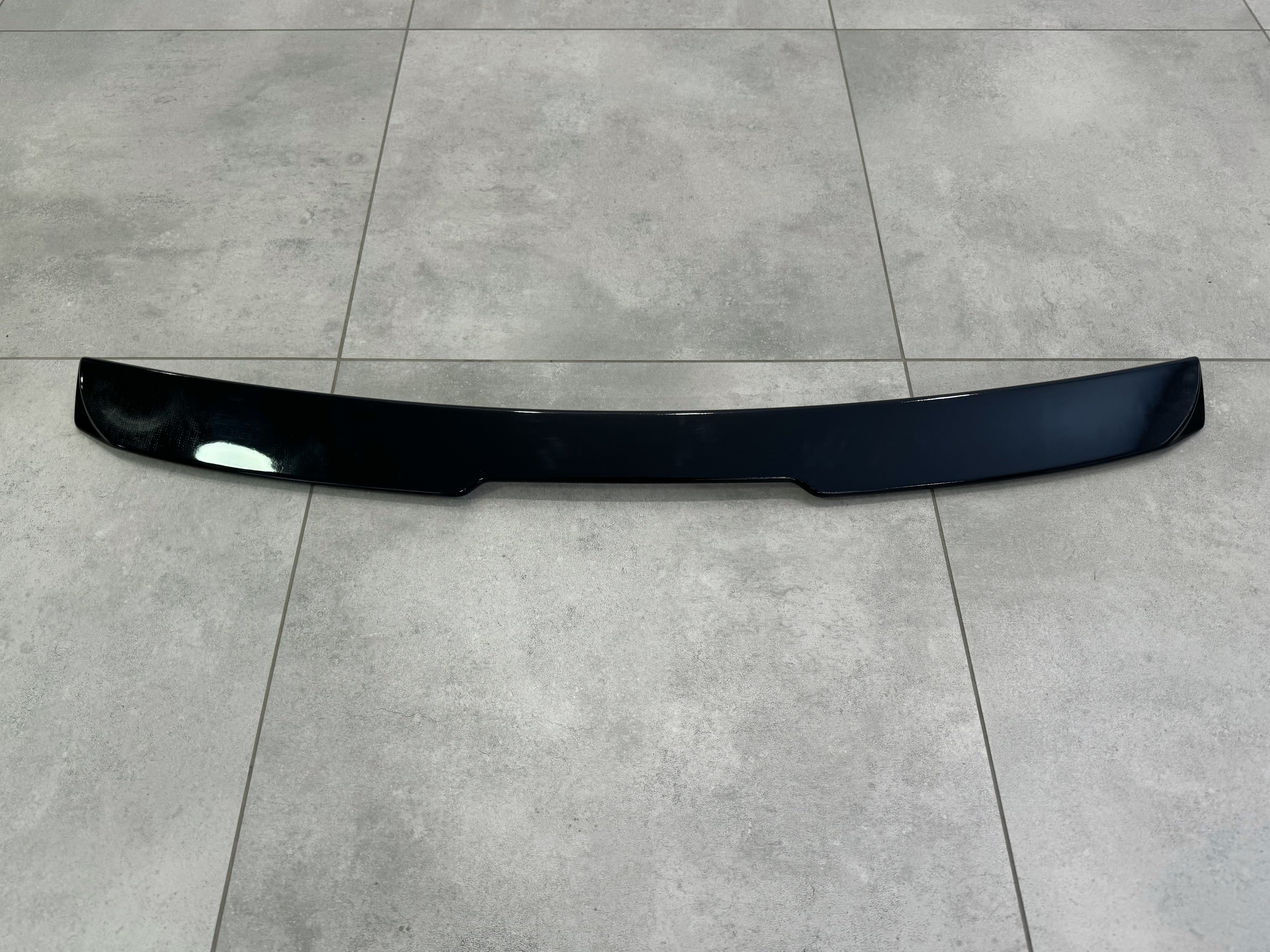 Козирок на скло BMW E60 2004-2009 ABS пластик, чорний глянець 4
