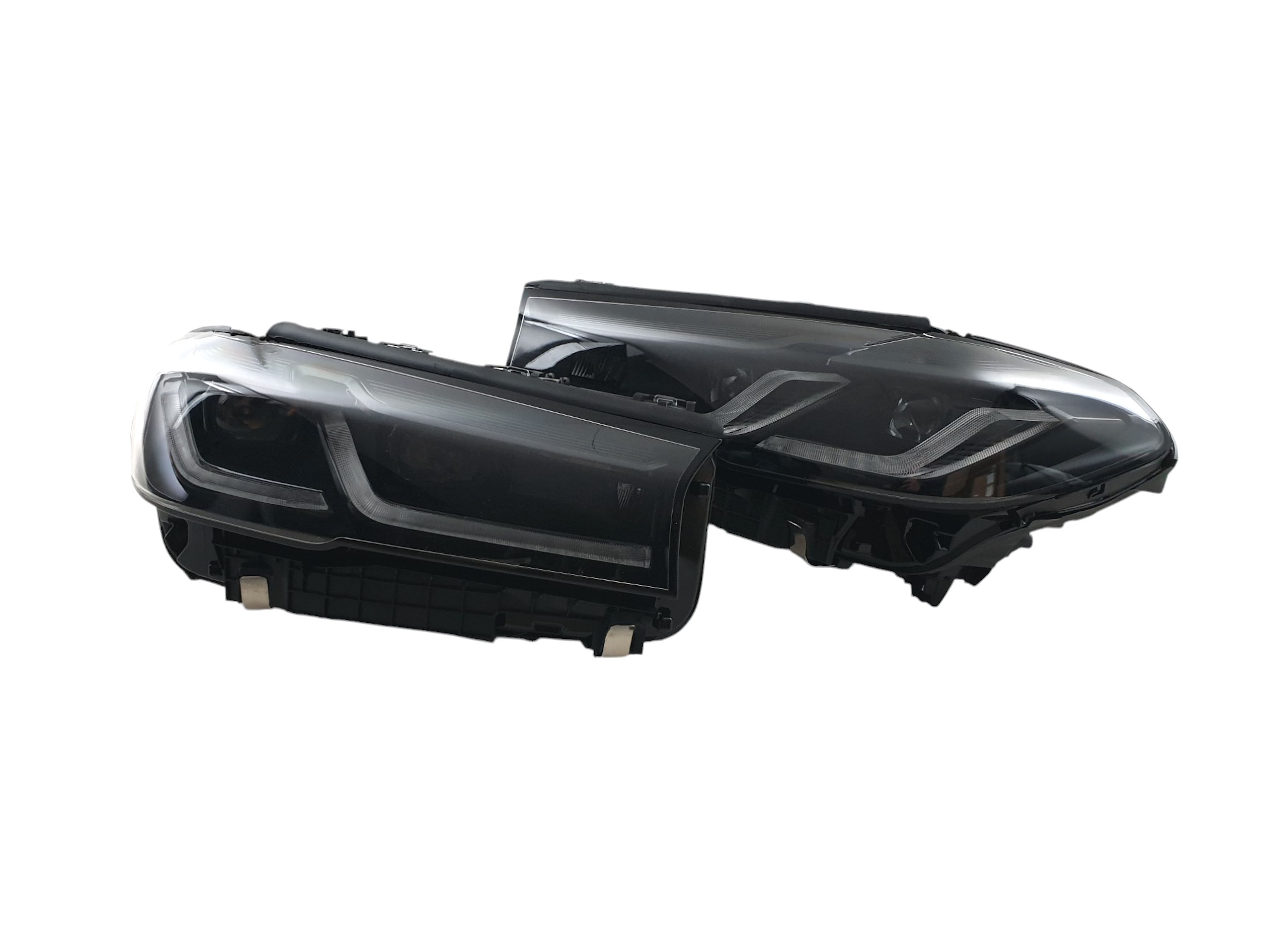 Передні фари (в стилі LCI Full Led Shadow) на BMW 5 Series G30 / G31 2017-2020 року 2