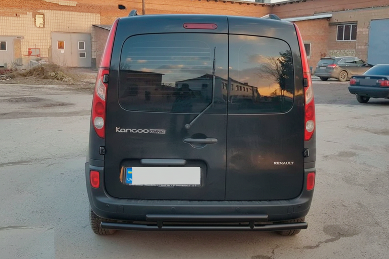 Задня дуга AK002-2 Black (нерж.) 2
