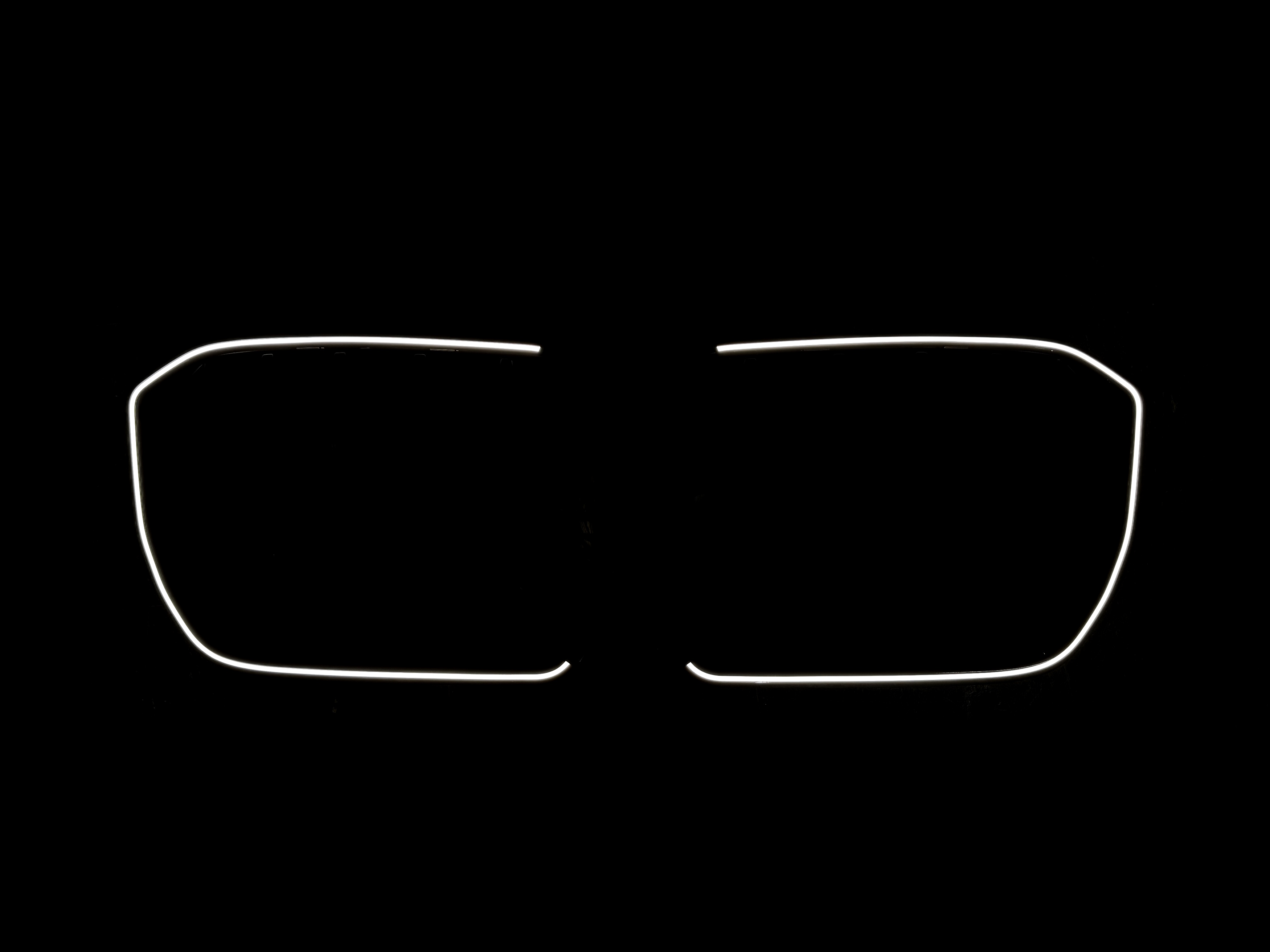 Ніздрі Чорний глянець LED (Iconic Glow) на BMW X1 U11 2022-2024 року 5