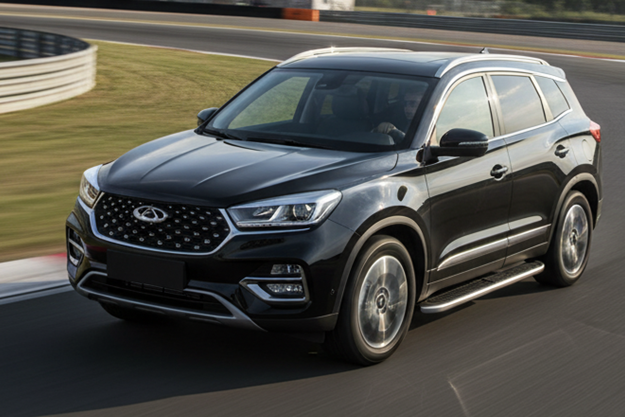Бокові пороги Tayga Grey (2 шт., алюміній)