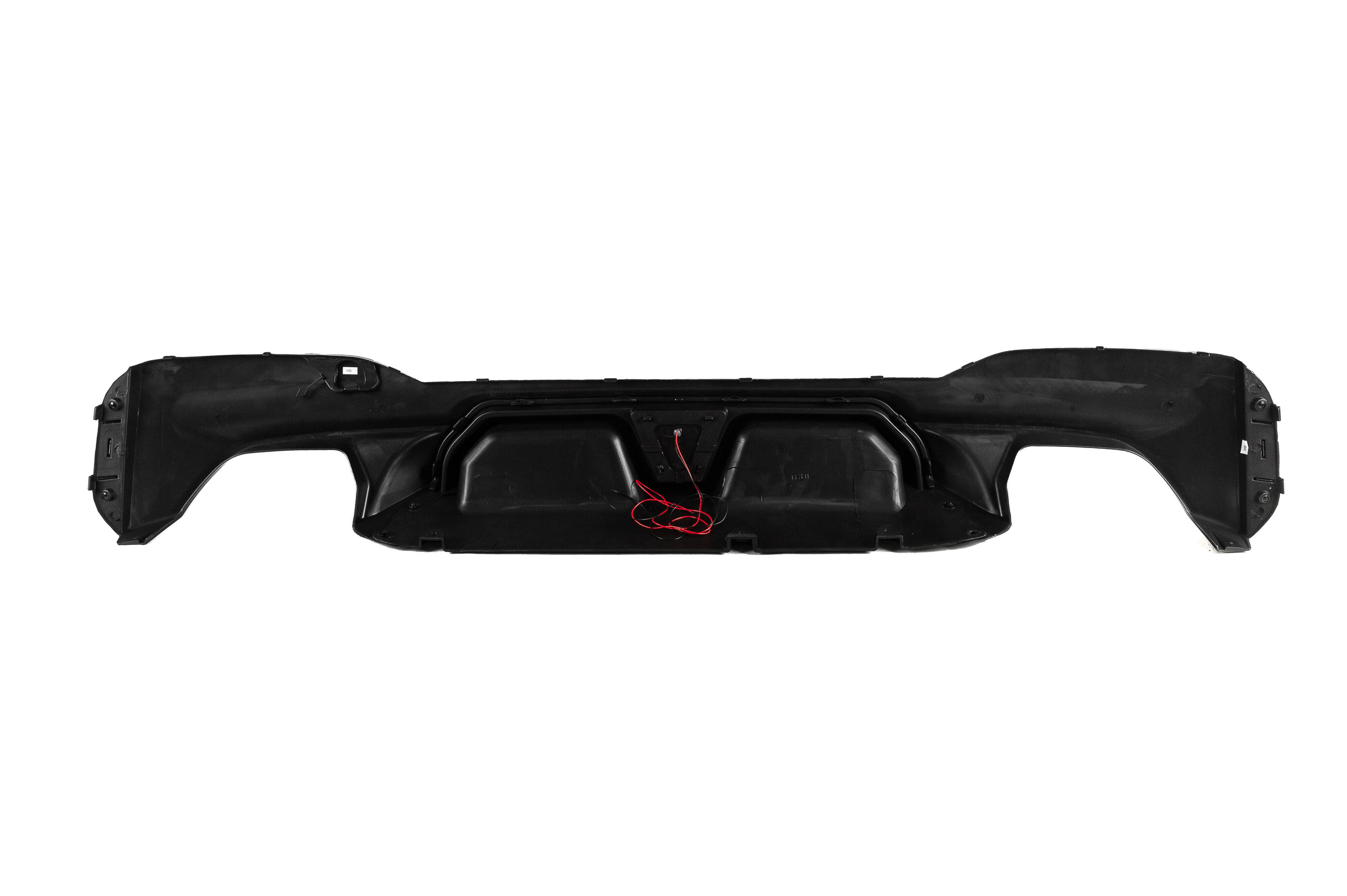 Задній дифузор (для M-Sport/M5 F90, чорний глянець) 6