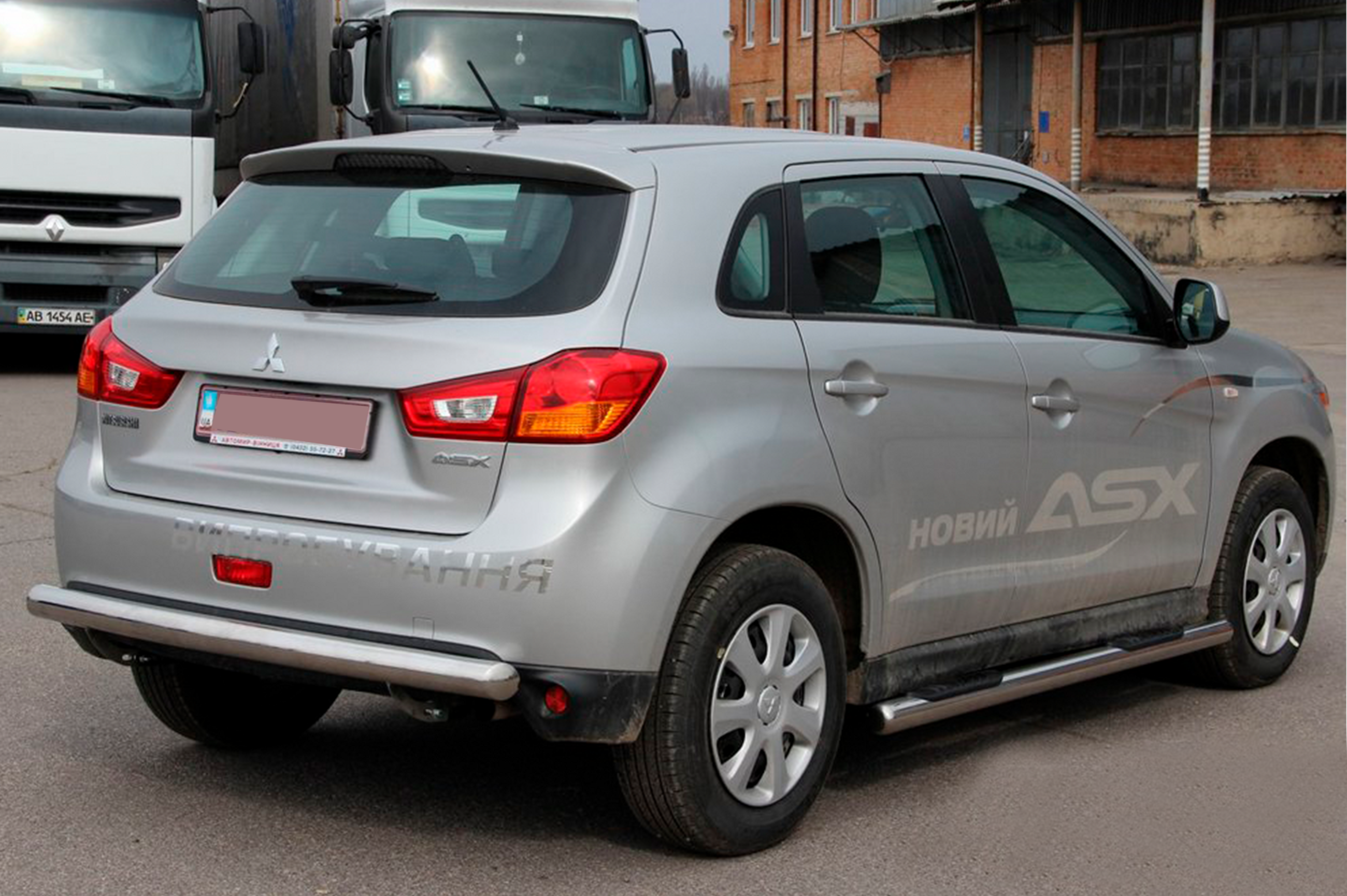 Бічні труби BB002 (2 шт., нерж.) 4