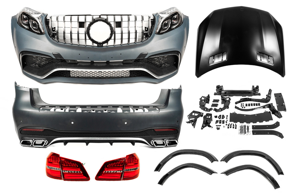 Рестайлінг комплект обвісу GLS63 AMG для Mercedes-Benz GL class X166 2012-2015 2