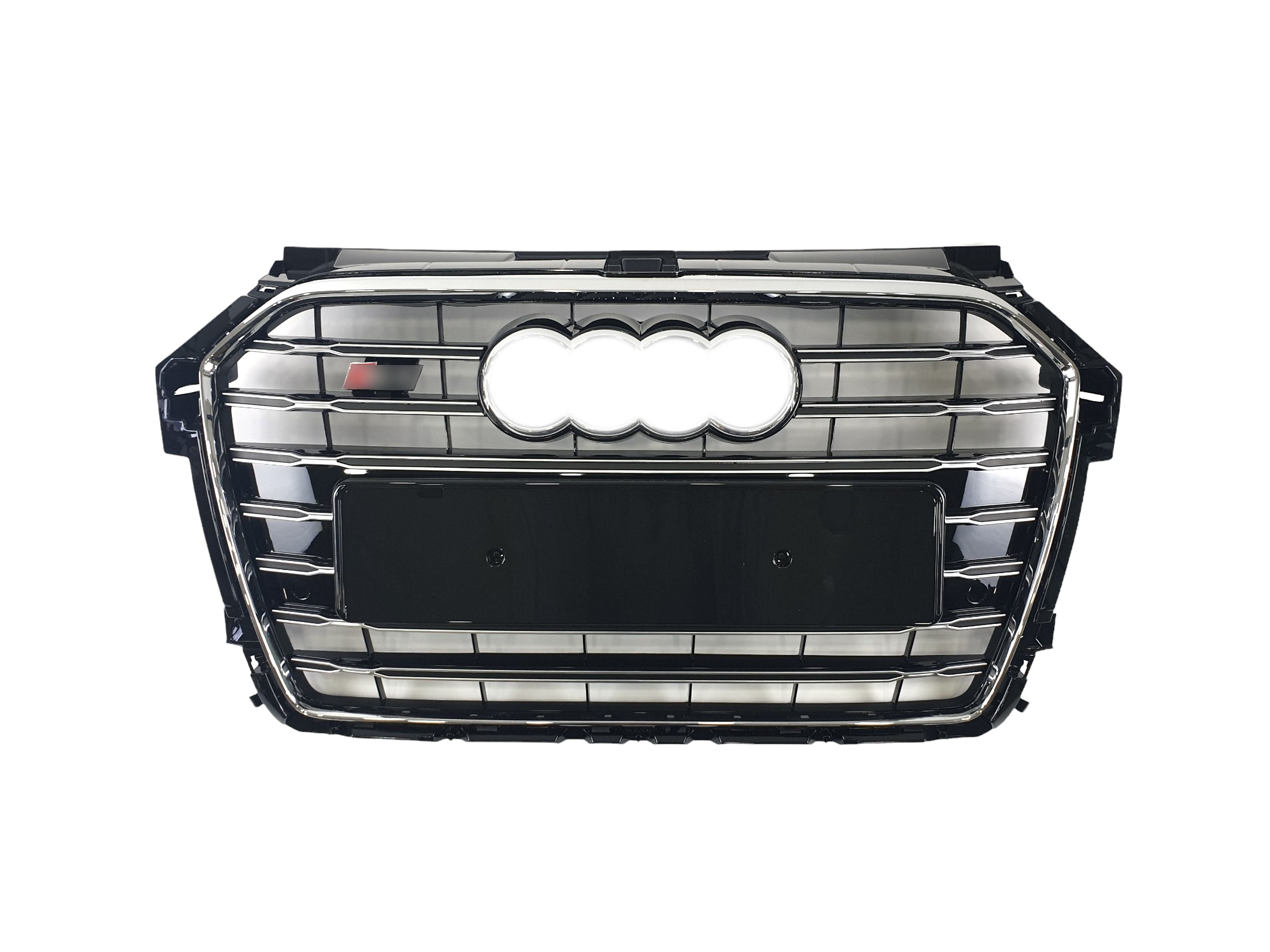 Решітка радіатора Chrome Black (в стилі S1) на Audi A1 8X 2014-2019 року