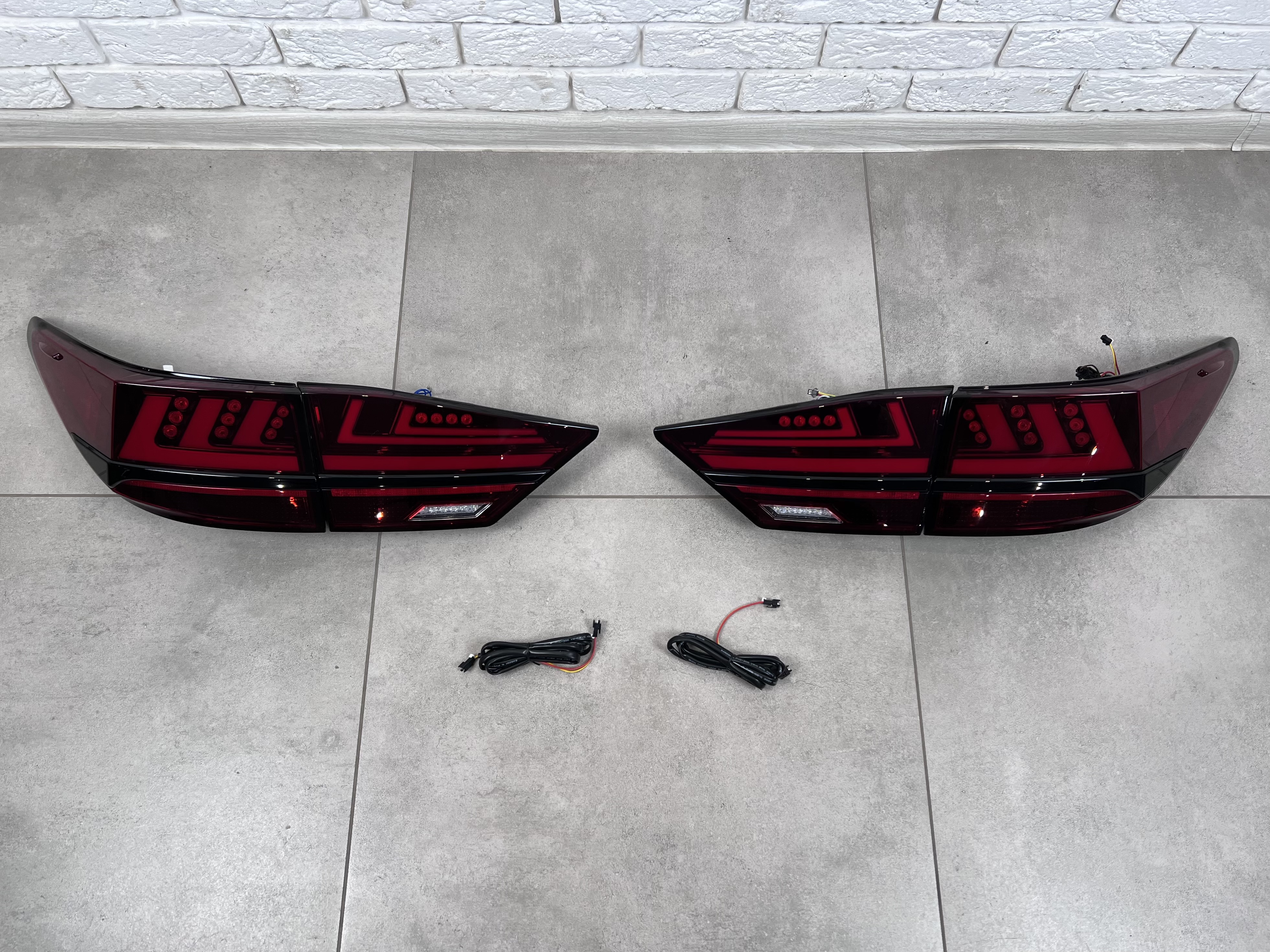 Задні червоні фонарі Lexus ES 2012-2017, комплект 4шт. 2
