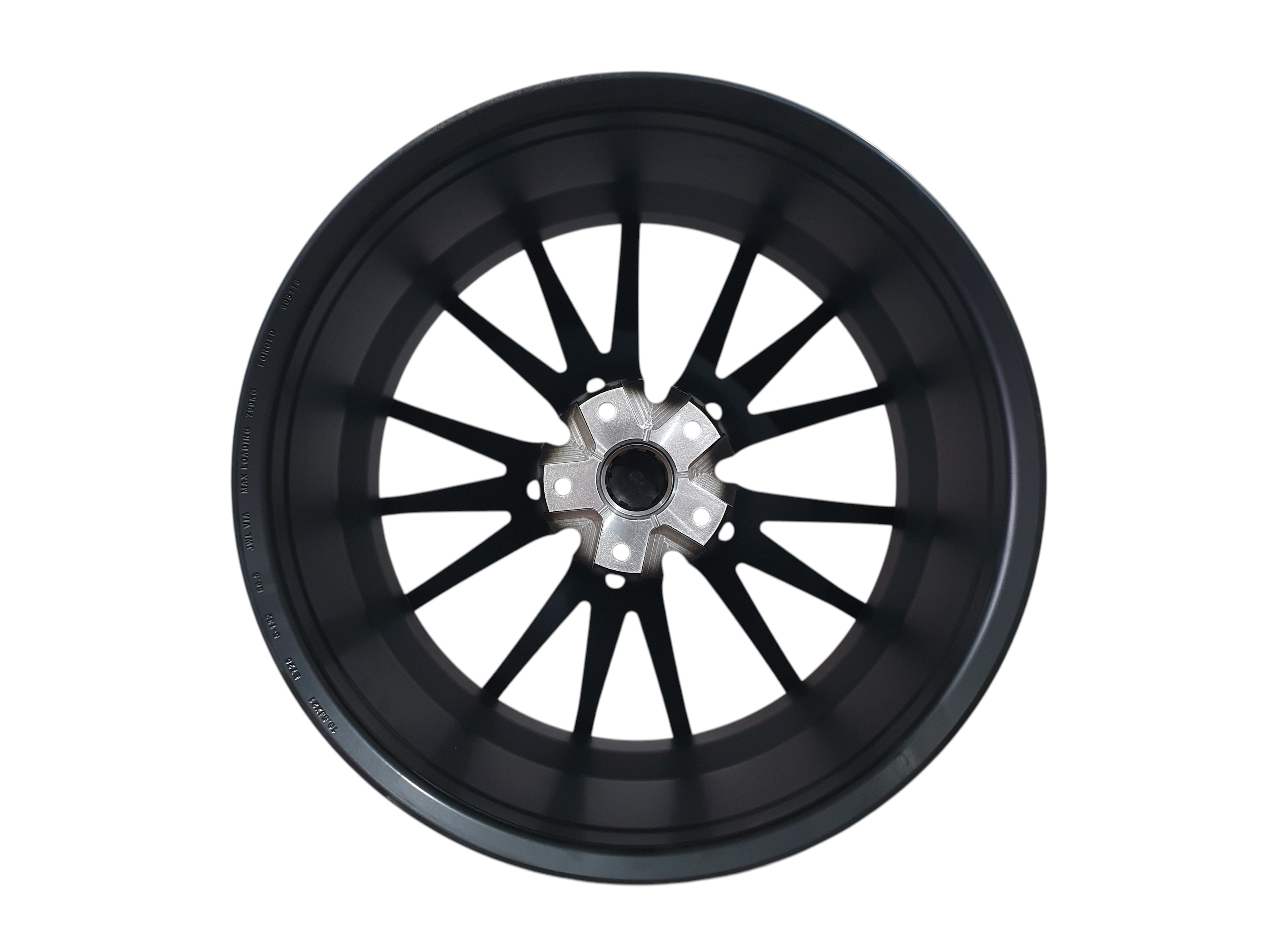 R21 / R22 Satin Black Ковані диски (різнорозмірні / різноширокі) на BMW M5 G90 / G99 2024-2026 року 3