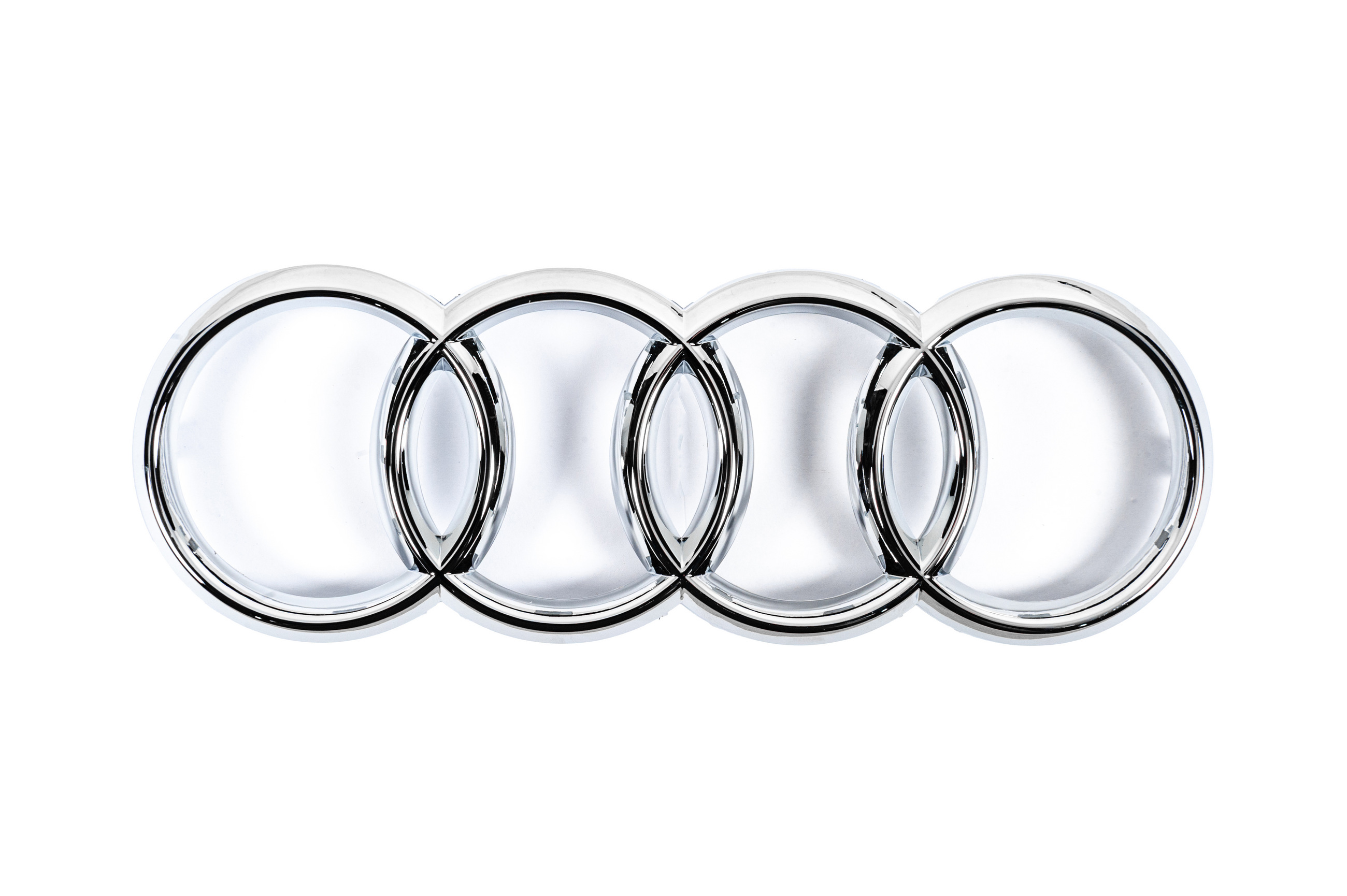 Передня емблема Audi Chome (285 мм на 100 мм)