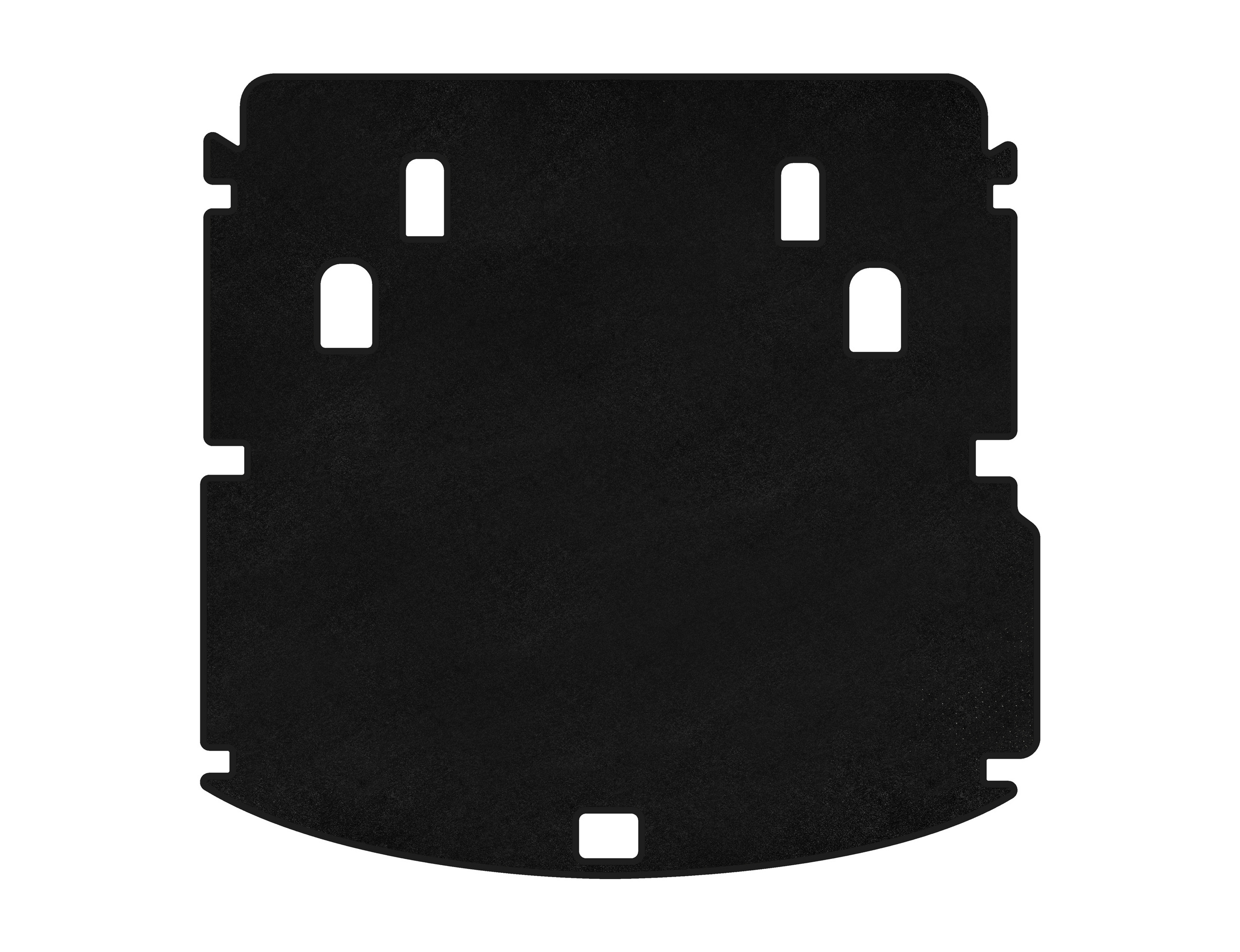 Килимок багажника текстильний Classic V-1 (Чорний)