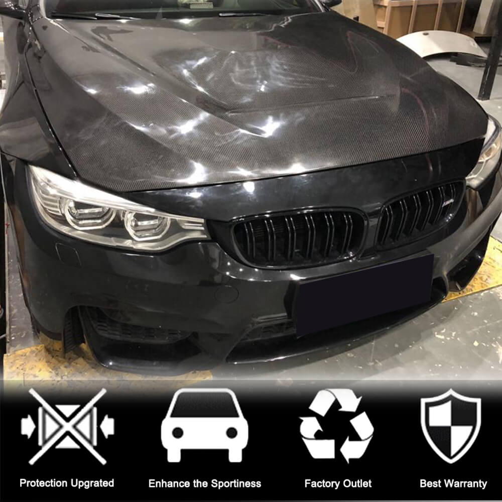 Капот M3-Стиль (для F30/F31, Карбон) 2