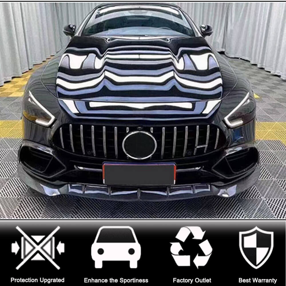 Вставки в бампер (для GT43/GT50/GT53 2018-2022, Карбон) 2
