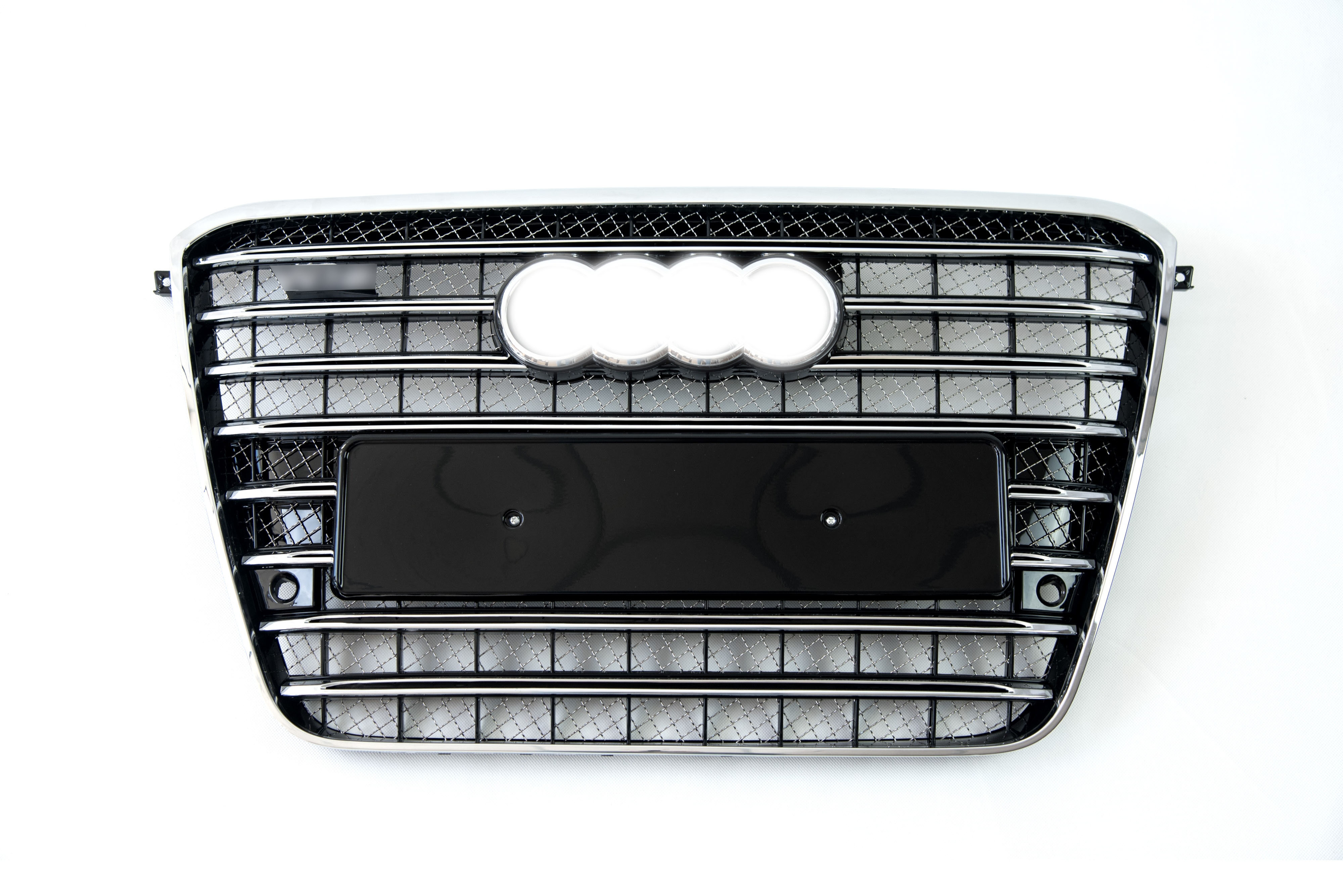 Решітка радіатора Chrome Black (в стилі W12) на Audi A8 D4 2010-2014 року