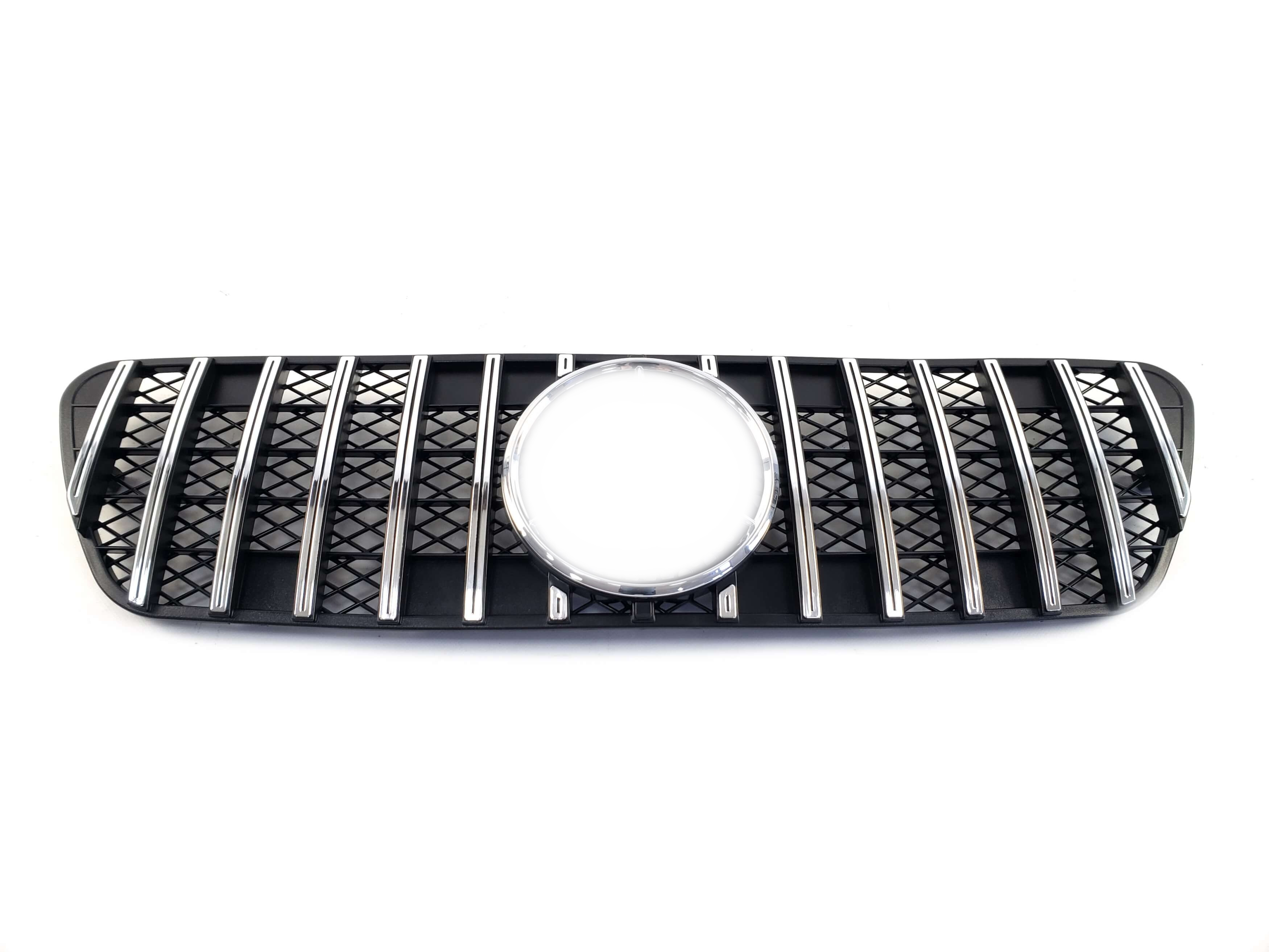 Решітка радіатора Chrome Black GT на Mercedes-Benz ML-Class W163 1997-2005 року 2