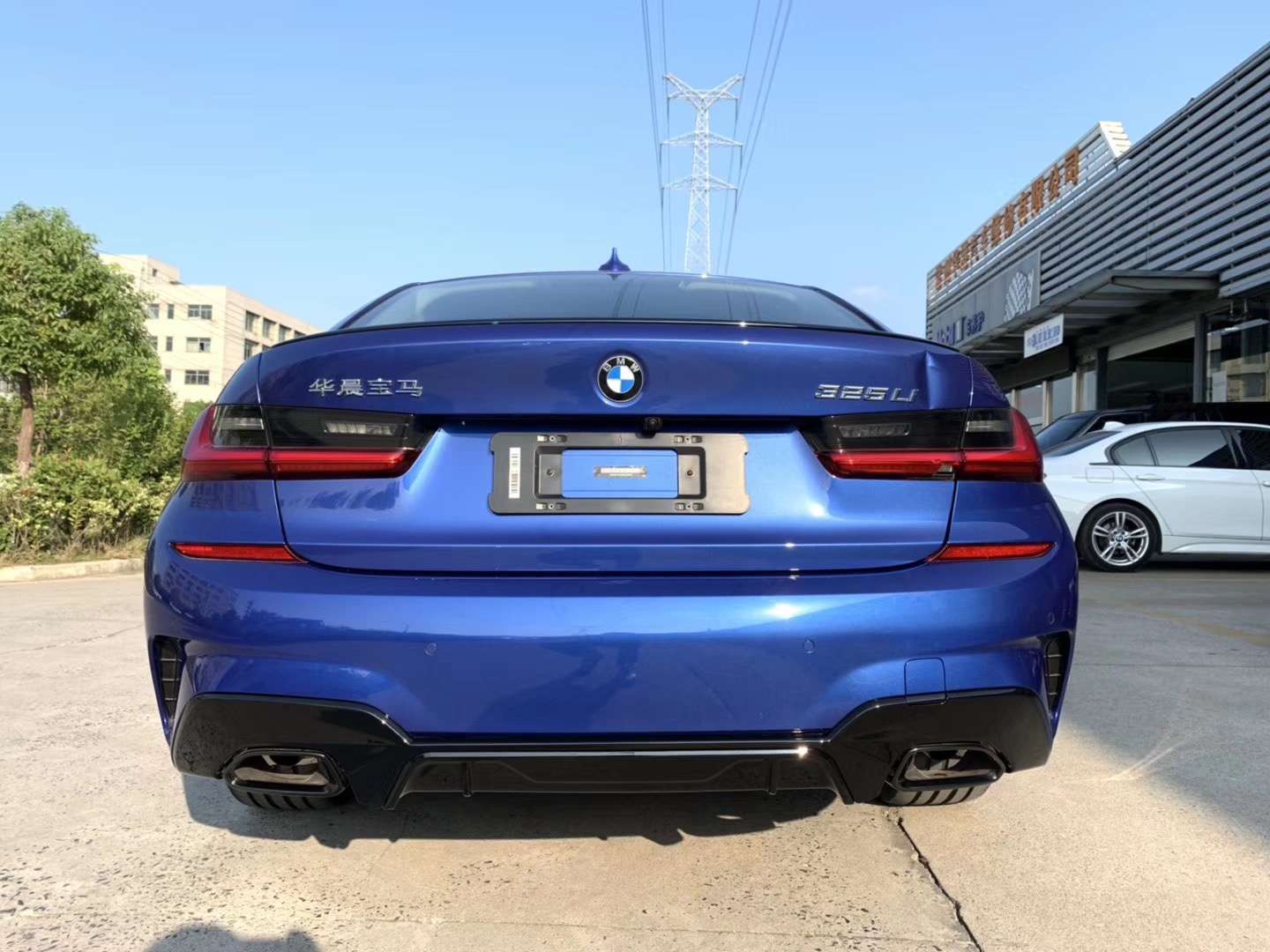 Дифузор накладка заднього бампера M-Performance 340i BMW 3 series G20 2018-2022 4