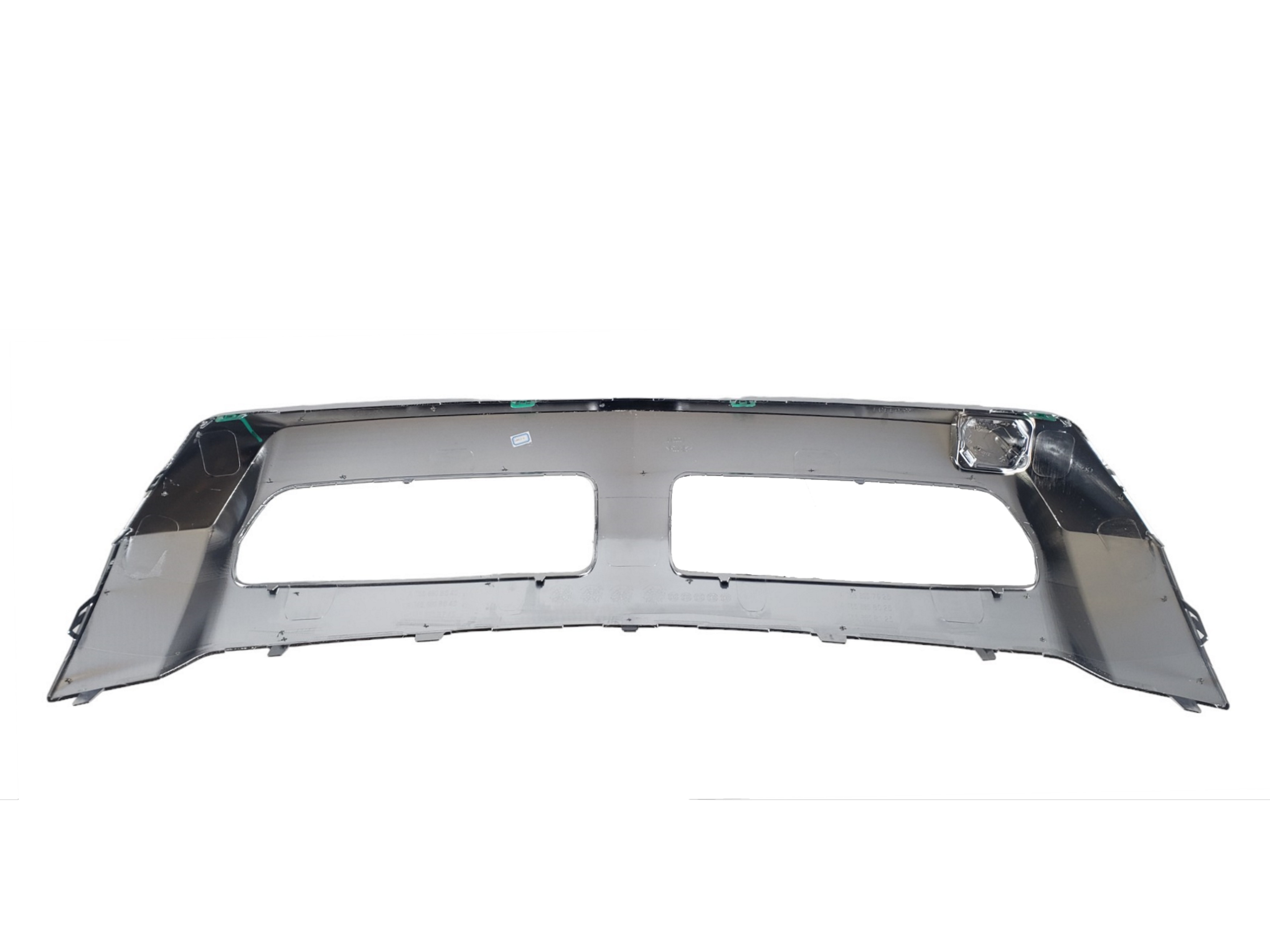Накладки на бампер передній Normal (Хром) на Mercedes-Benz ML-Class W166 2011-2015 року 2