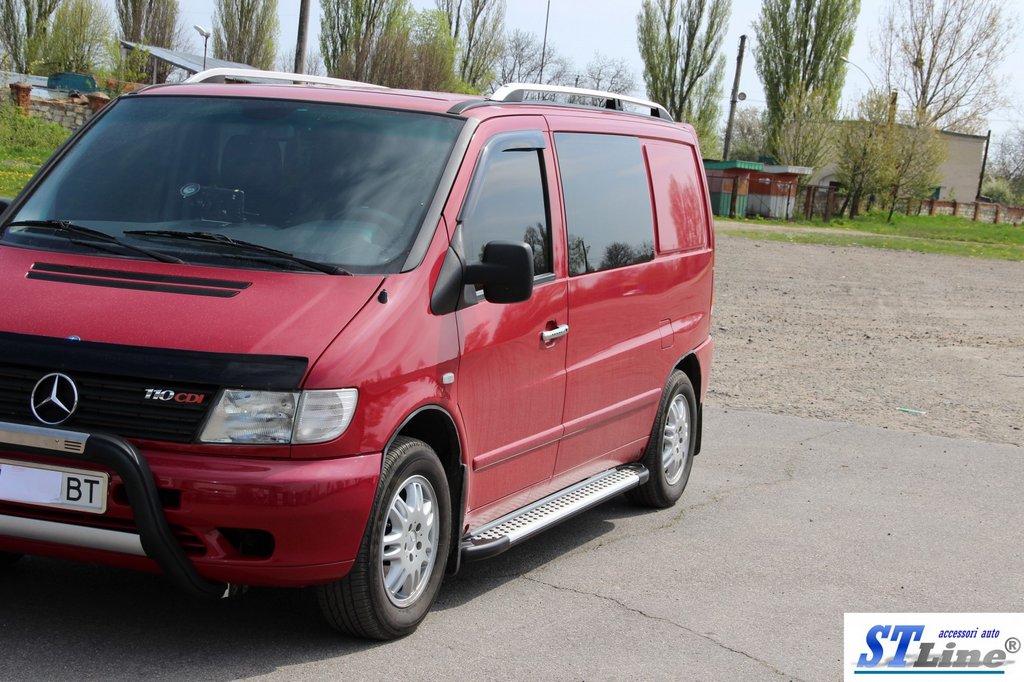 Бокові пороги Allmond Grey (2 шт., алюм.) 2