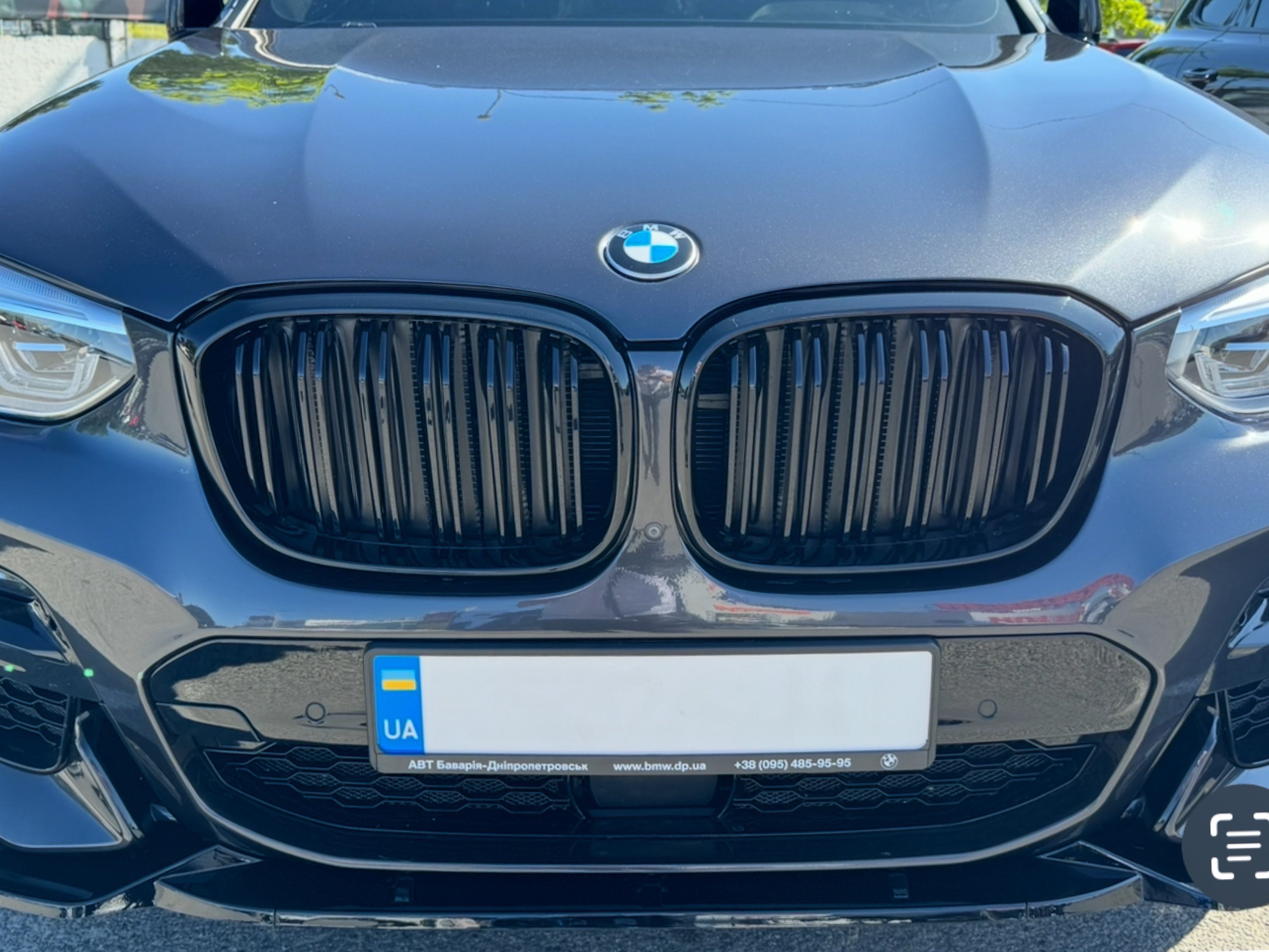 Решітка радіатора ніздрі M стиль BMW X3 G01 X4 G02 2018-2021 3