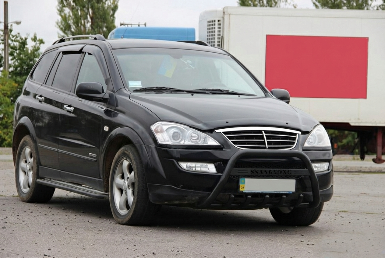 Кенгурятник WT004 Black (нерж) 3