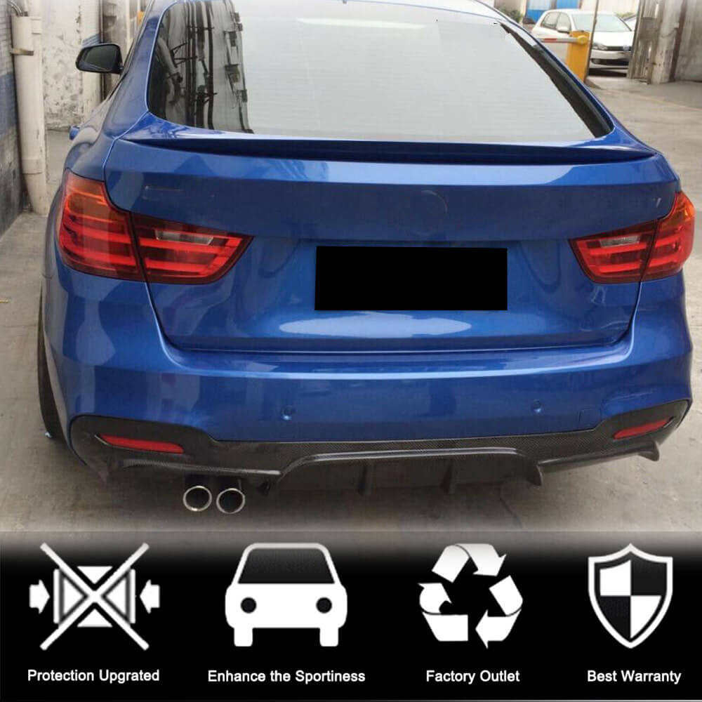 Дифузор заднього бампера V1 (для M-Sport, Карбон) 2