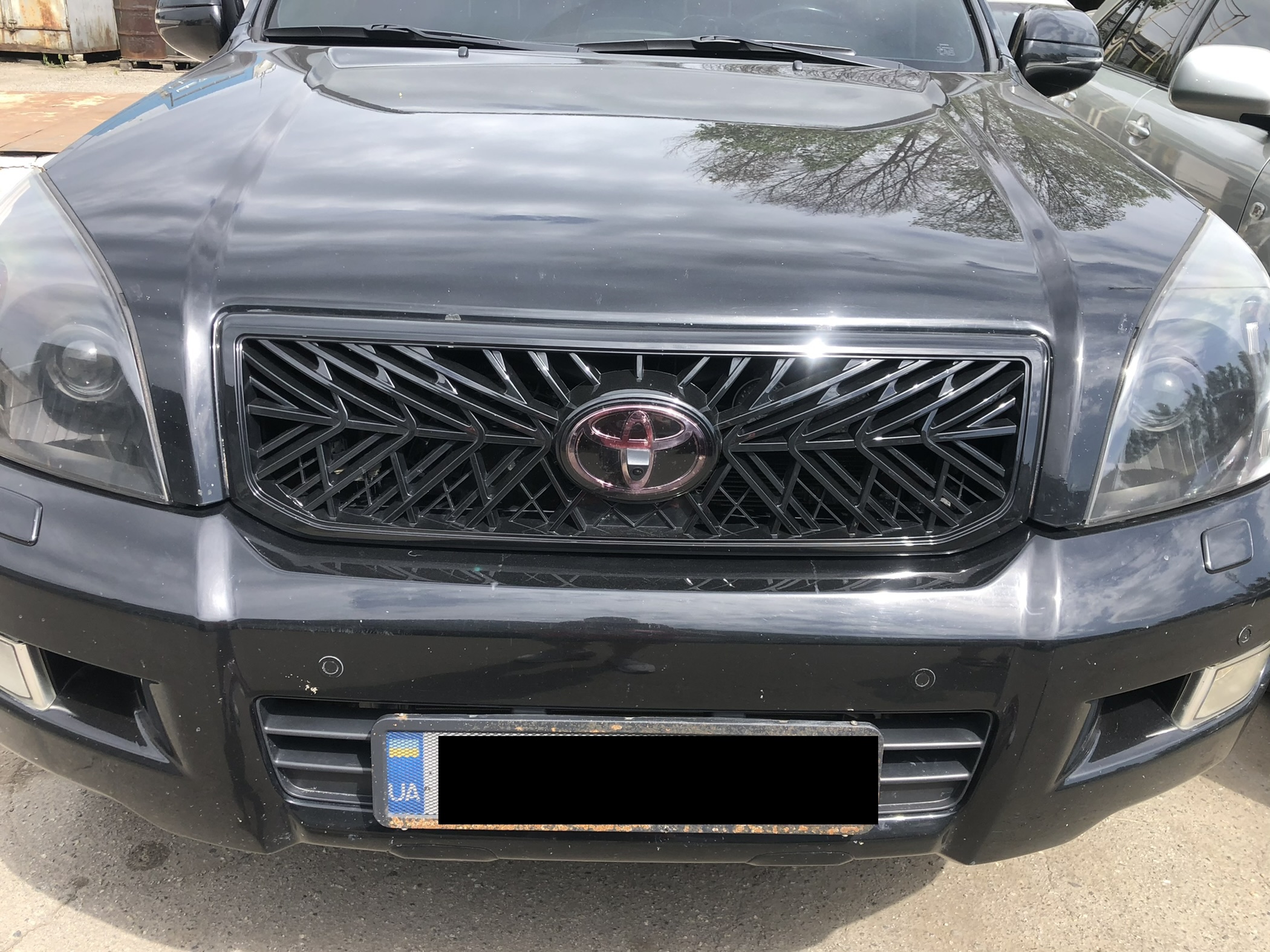 Решітка радіатора TRD Toyota Land Cruiser Prado 120 2003-2009 (без емблеми) 6