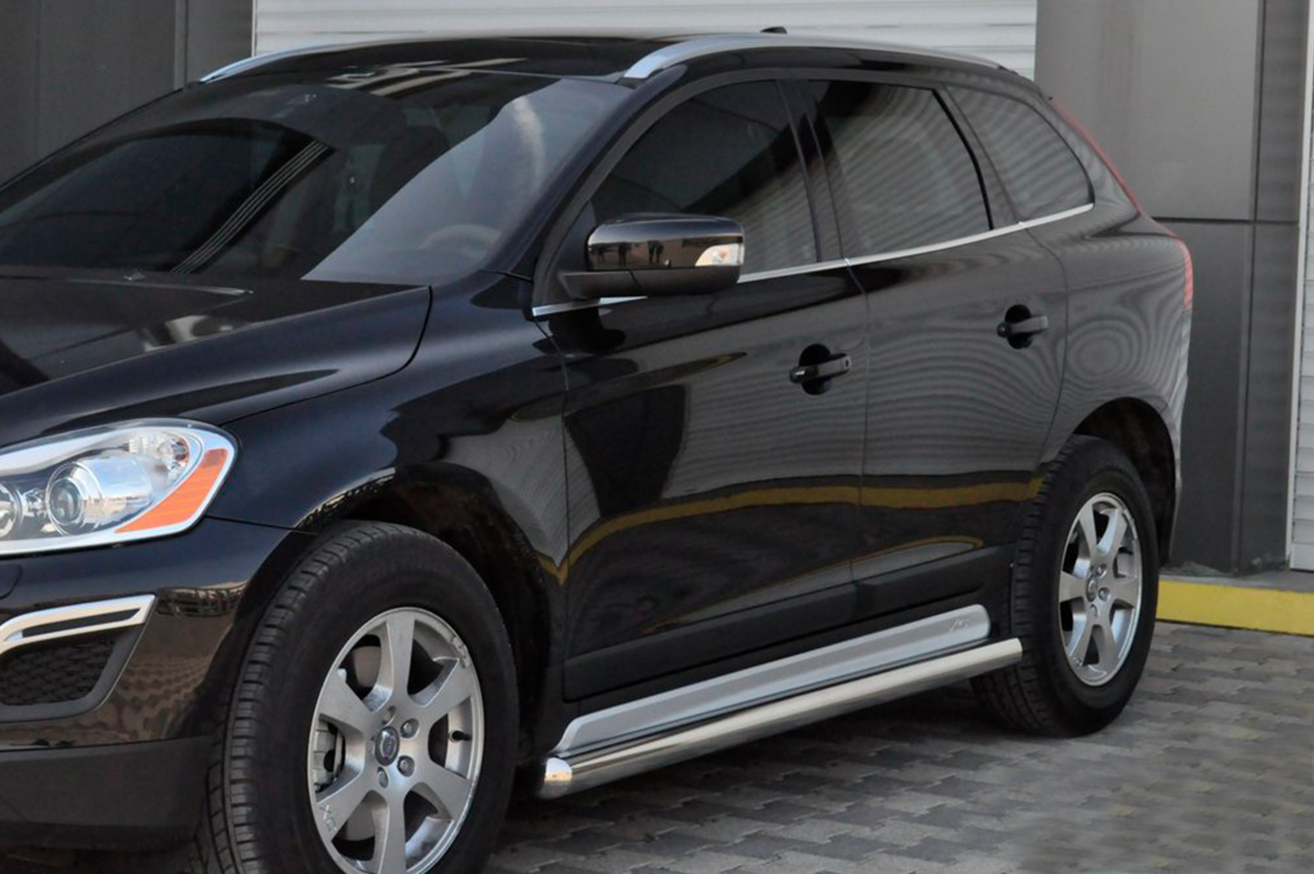 Бічні труби BB004 (2 шт, нерж)